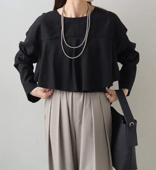  「2WAYラッフルブラウス」|シャツ・ブラウス|