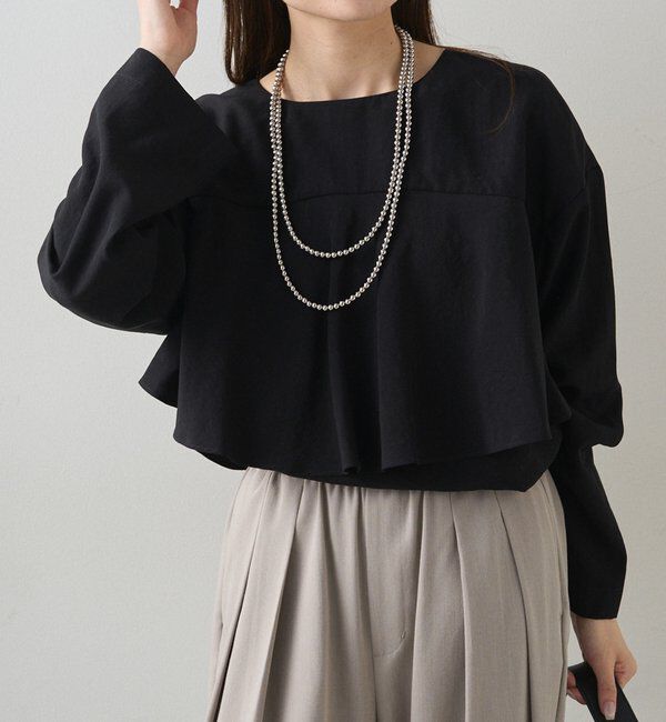  「2WAYラッフルブラウス」|シャツ・ブラウス|