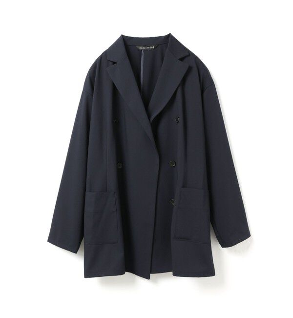 mizuiro ind「mizuiro ind ダブルブレストシャツジャケット」|テーラードジャケット|