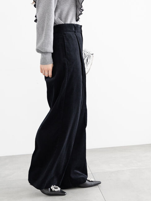 Te chichi「ソフトコーデュロイワイドパンツ」|その他|