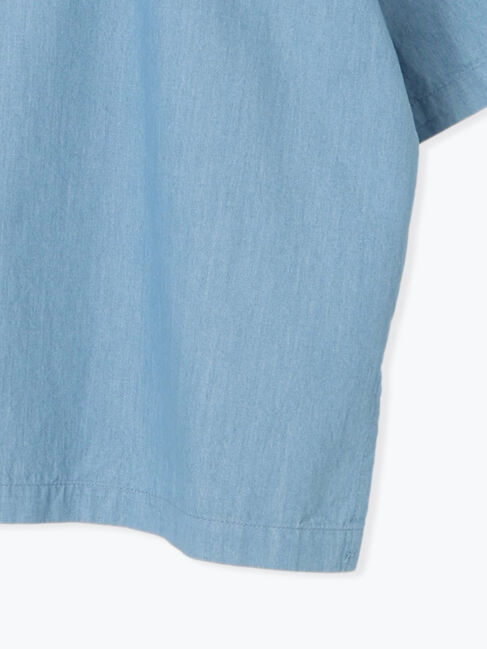 Lugnoncure「デニムセーラーカラースキッパー」|シャツ・ブラウス|