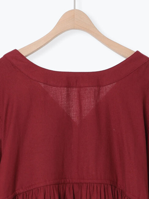 Samansa Mos2「前後2WAYドロストチュニック」|シャツ・ブラウス|