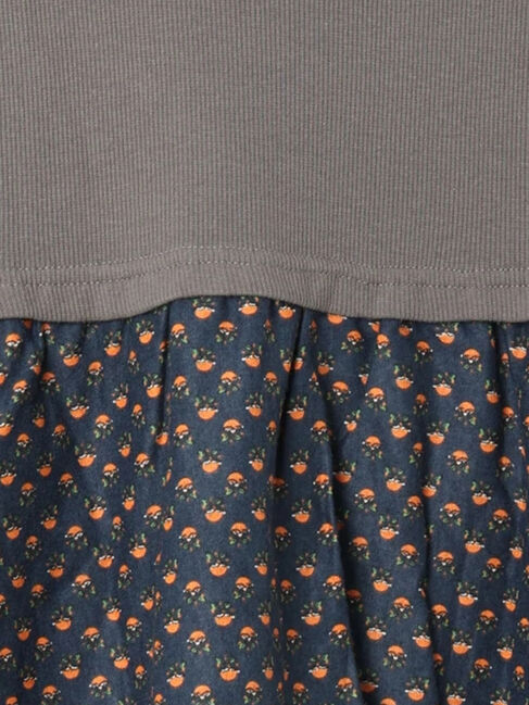 Samansa Mos2 Lagom「花柄ドッキングバルーンワンピース」|ワンピース|