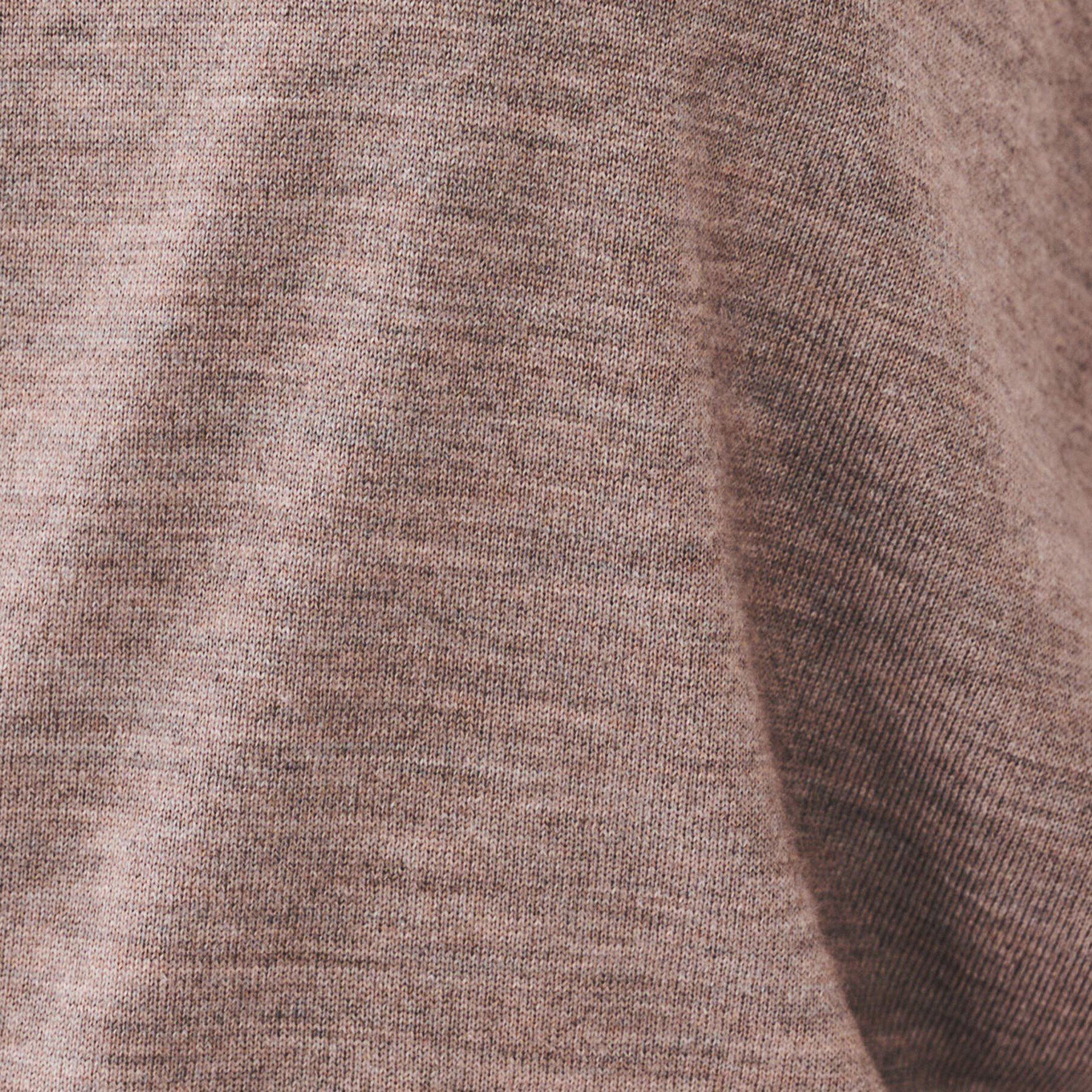 UNTITLED「【アンサンブル可能/洗える】シルクウールカシミヤ Vネックニット」|ニット・セーター|