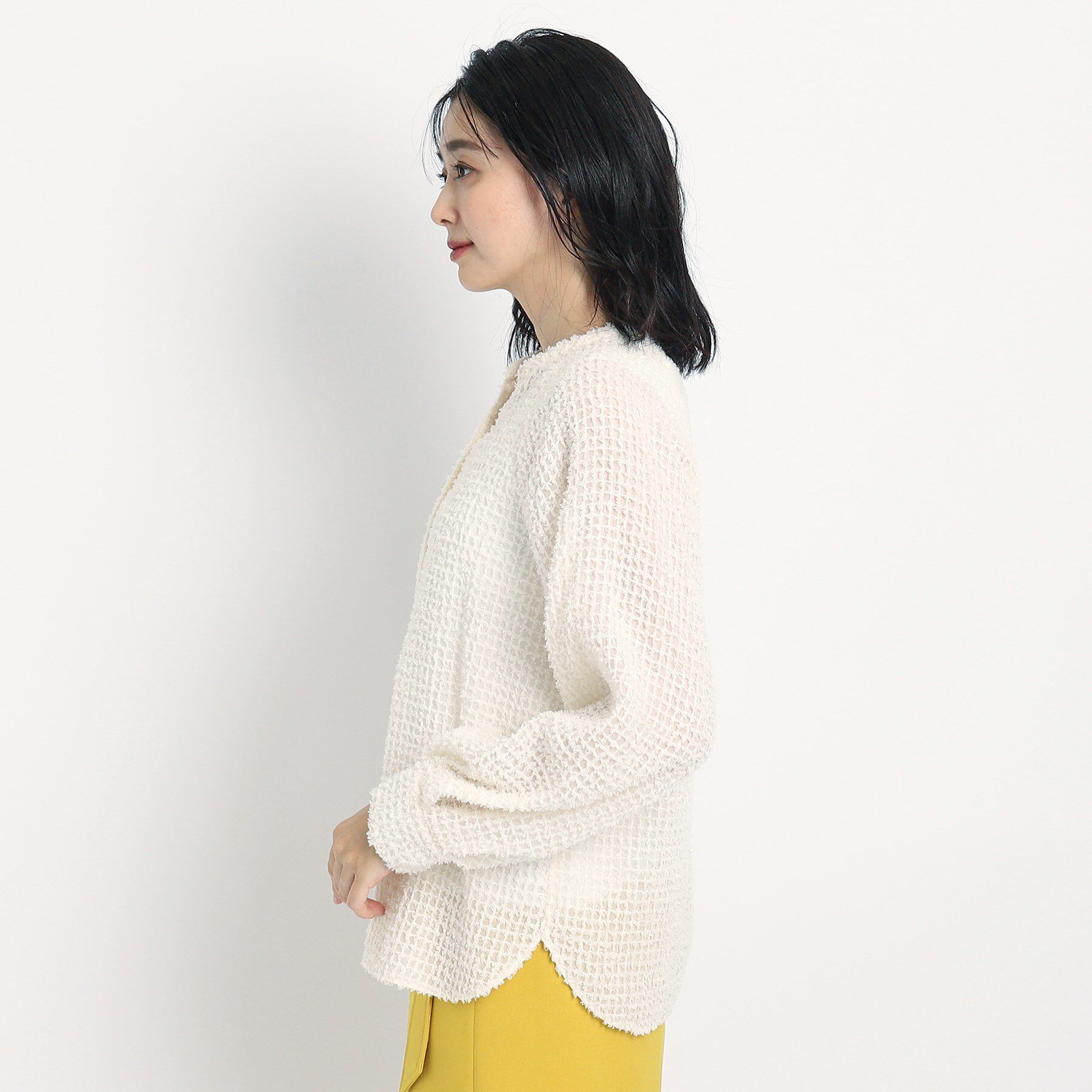 COUP DE CHANCE「【洗える】フェザーシフォンのブラウス」|シャツ・ブラウス|