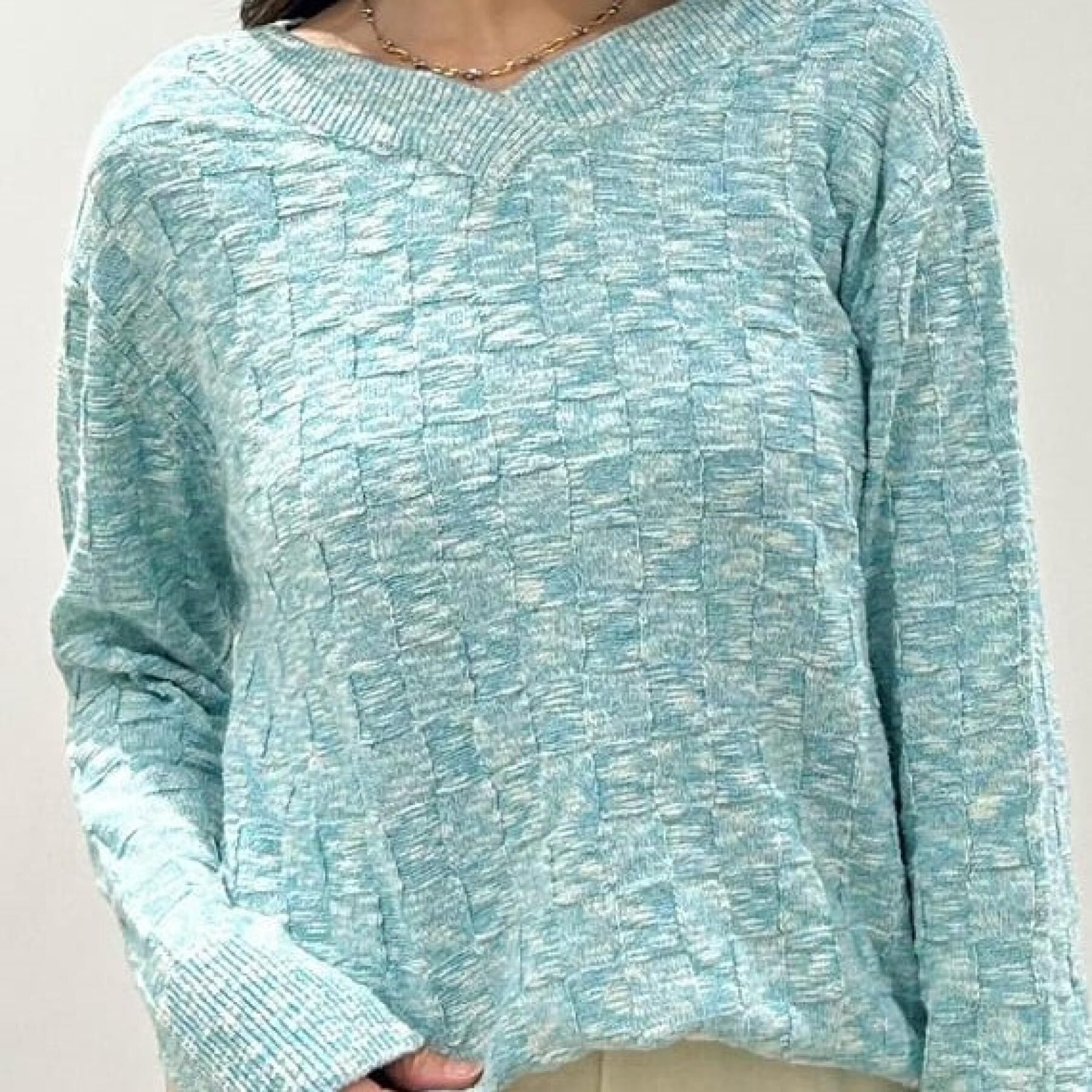 COUP DE CHANCE「【洗える】前後2WAYロング丈ニットトップス」|ニット・セーター|