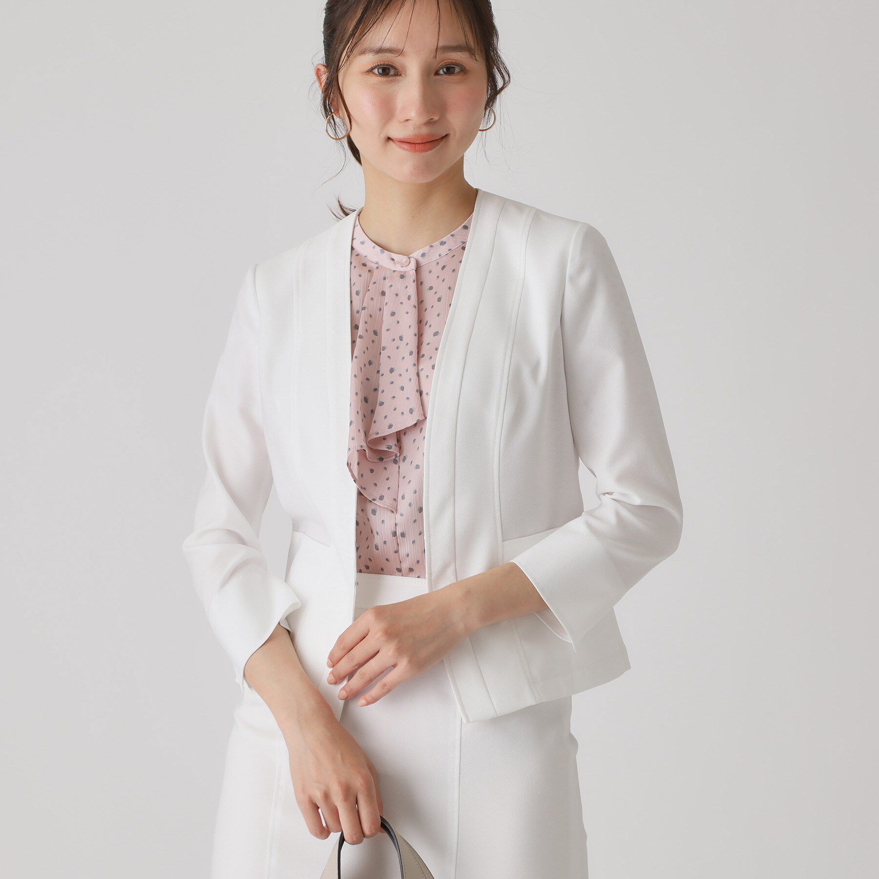 COUP DE CHANCE「【手洗い可／日本製】ノーカラージャケット」|ノーカラージャケット|