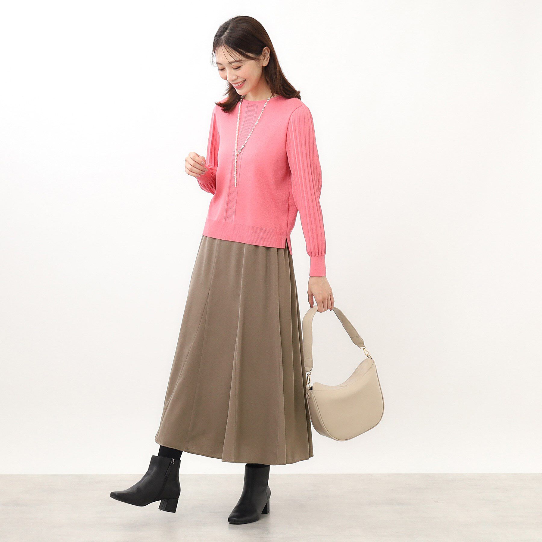 Reflect「【WEB限定カラーあり／手洗い可】マキシフレアスカート」|スカート|