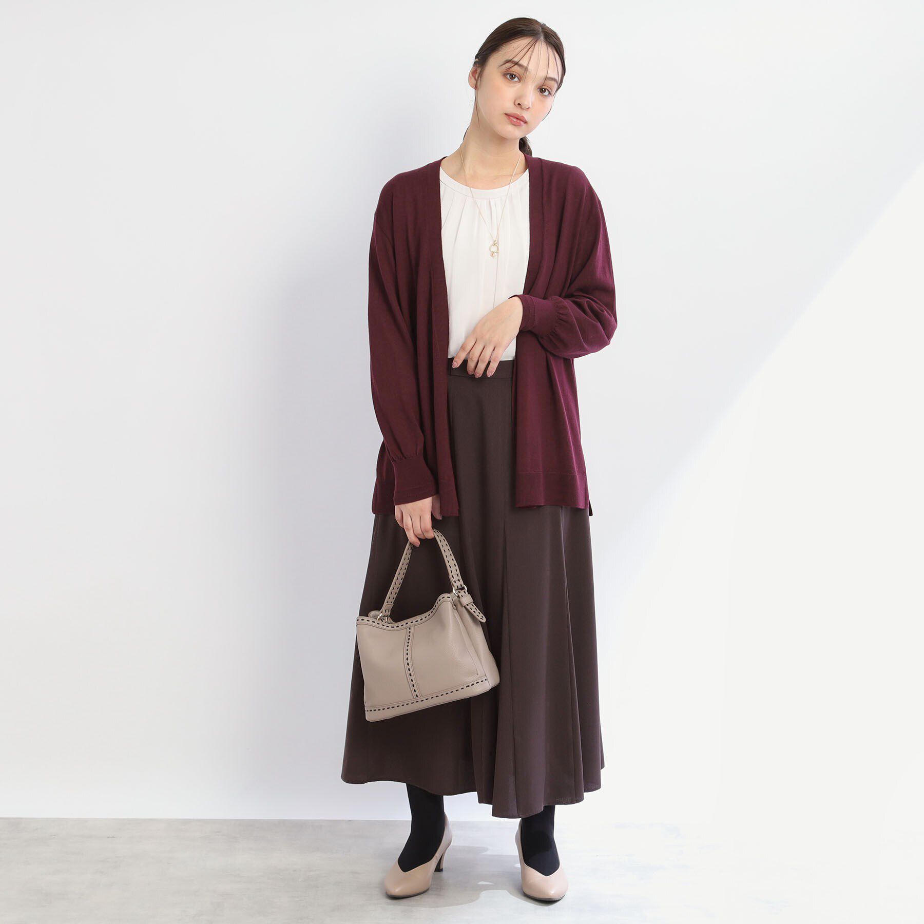 Reflect「【アンサンブル可能】着流しカーディガン」|カーディガン|