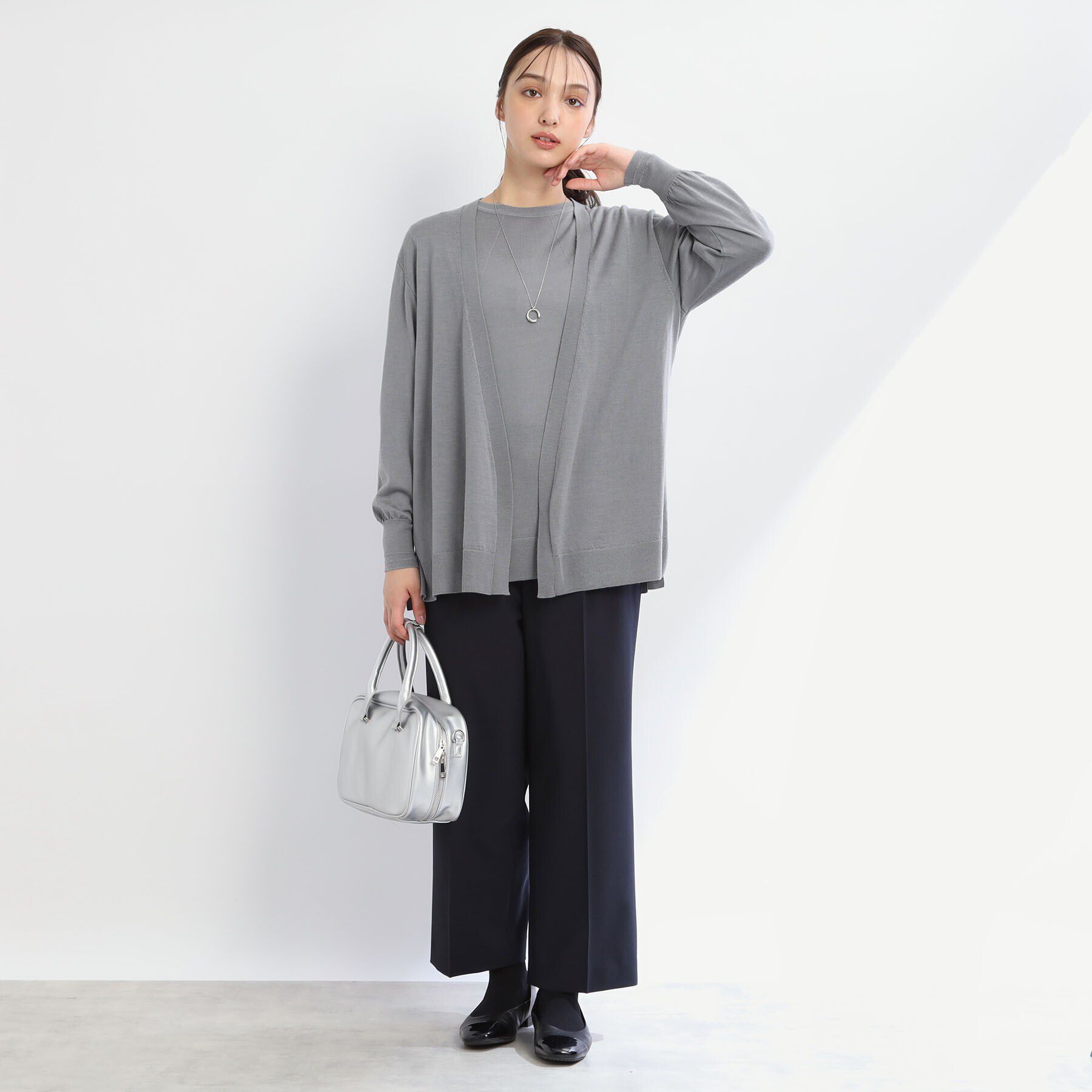 Reflect「【アンサンブル可能】着流しカーディガン」|カーディガン|