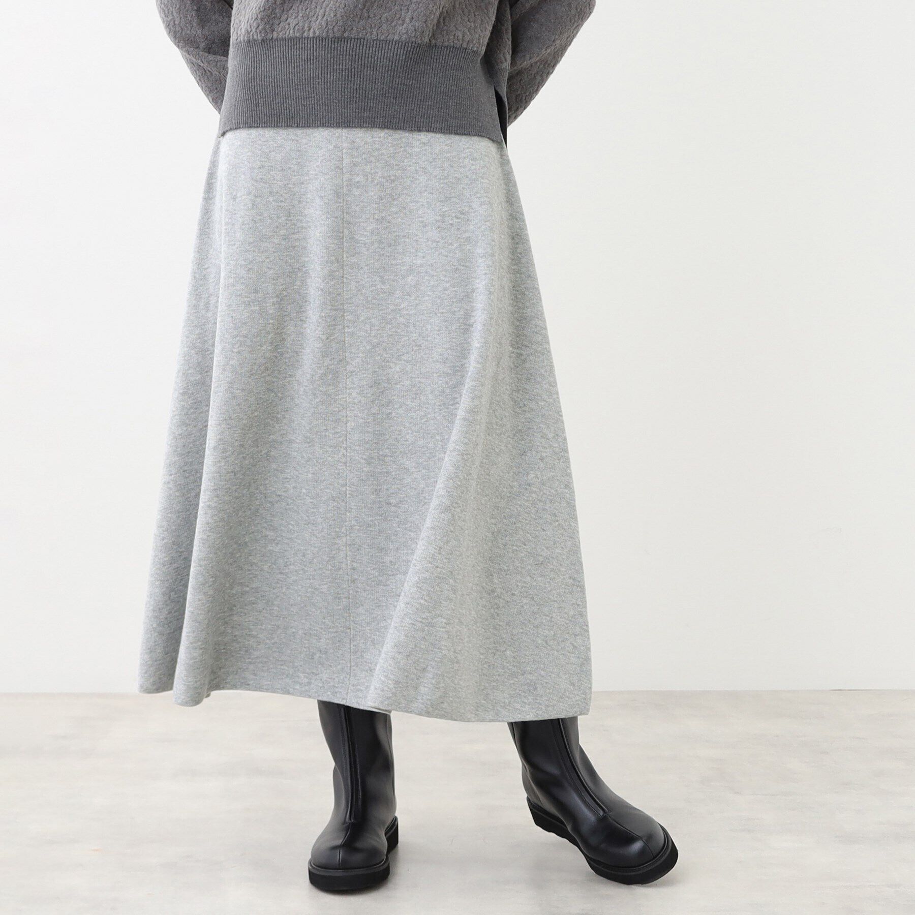 Reflect「【WEB限定カラーあり／洗える／セットアップ可】ジャカードニットスカート」|スカート|