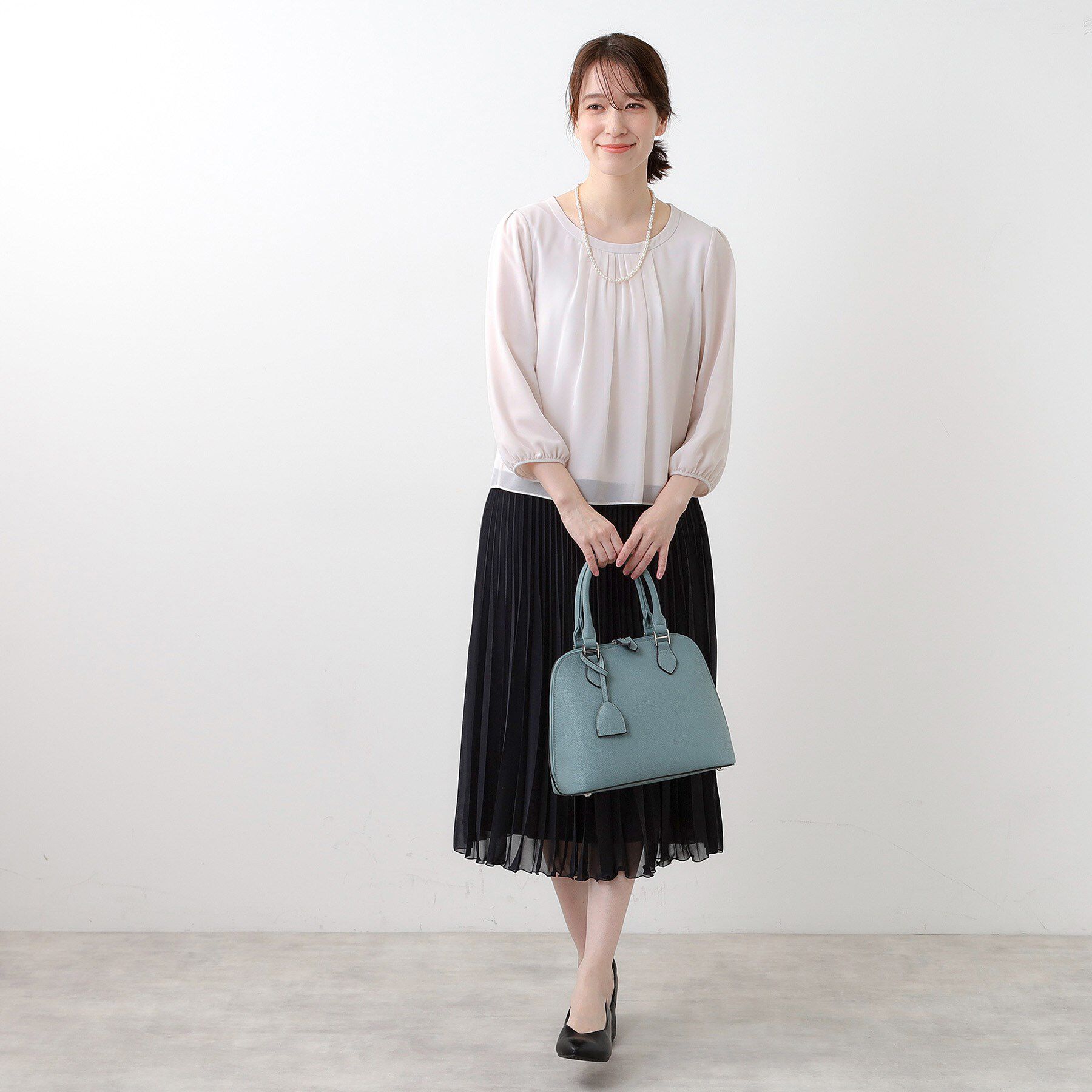 Reflect「【マシンウォッシュ可】ピンタックブラウス」|シャツ・ブラウス|