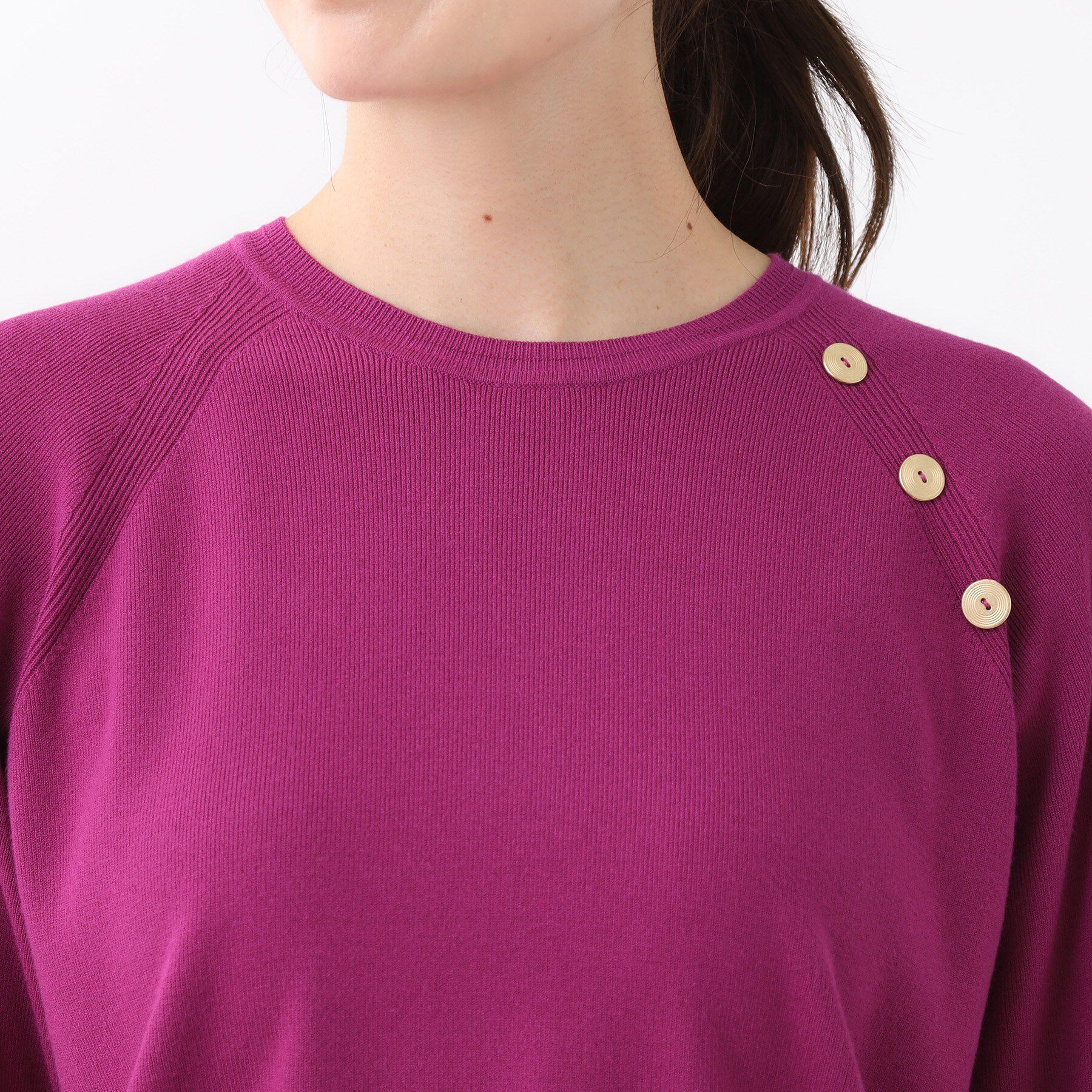 Reflect「【ゆったり着られる◎】ラグランスリーブニット」|ニット・セーター|