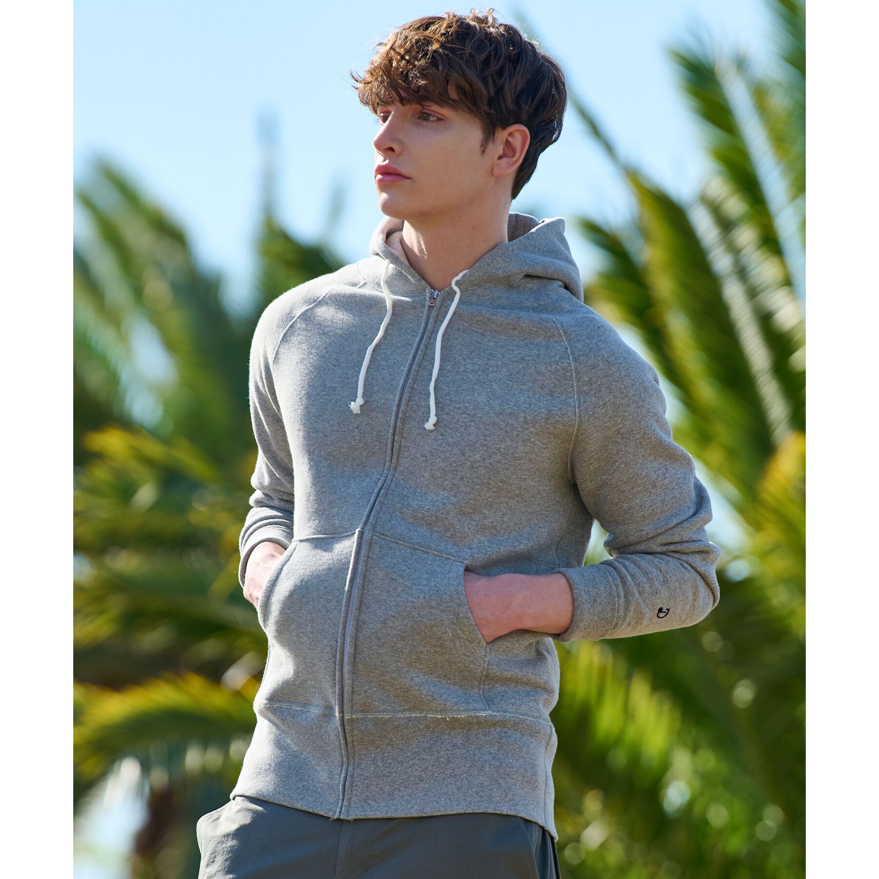 DRESSTERIOR「【ベストセラー】デキシー吊裏毛ジップアップパーカ」|パーカー|