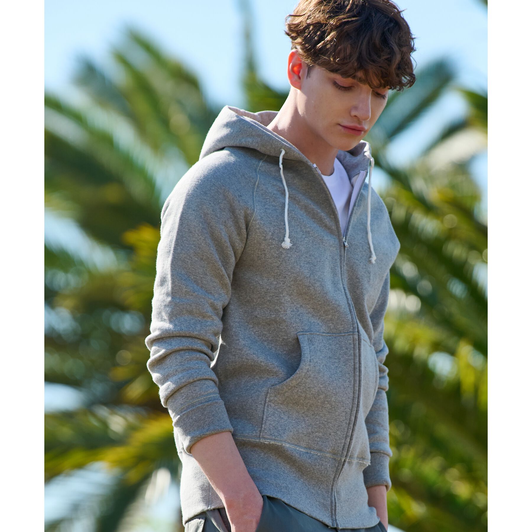 DRESSTERIOR「【ベストセラー】デキシー吊裏毛ジップアップパーカ」|パーカー|