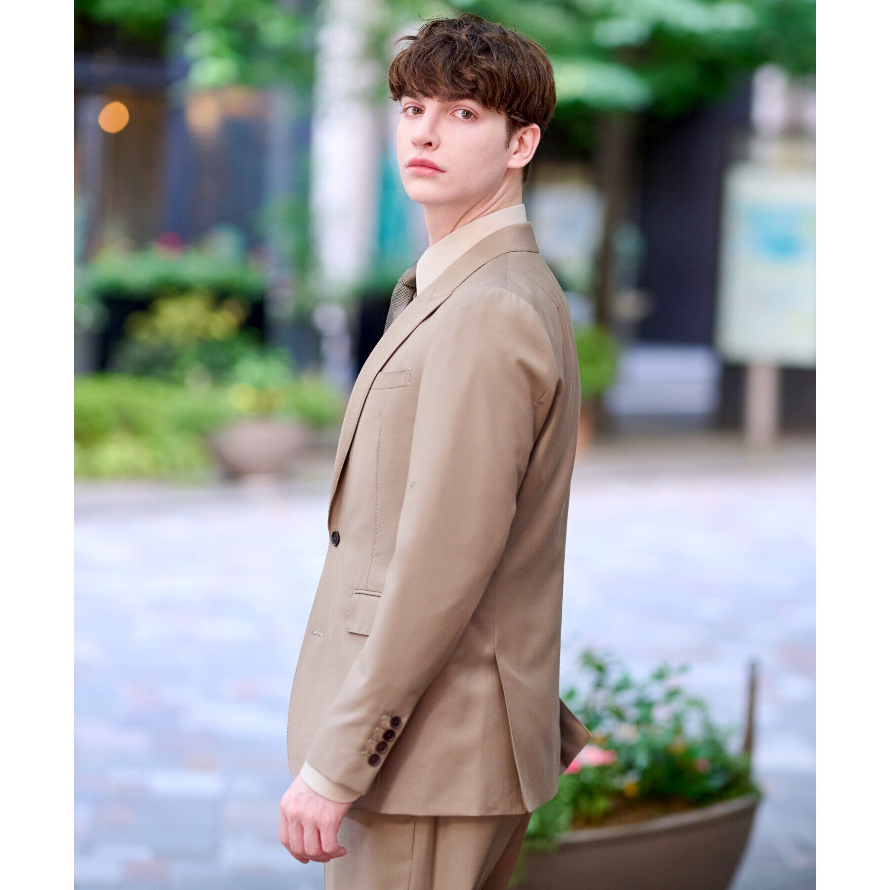 DRESSTERIOR「【セットアップ可】ピークドラペルSET UPジャケット」|テーラードジャケット|