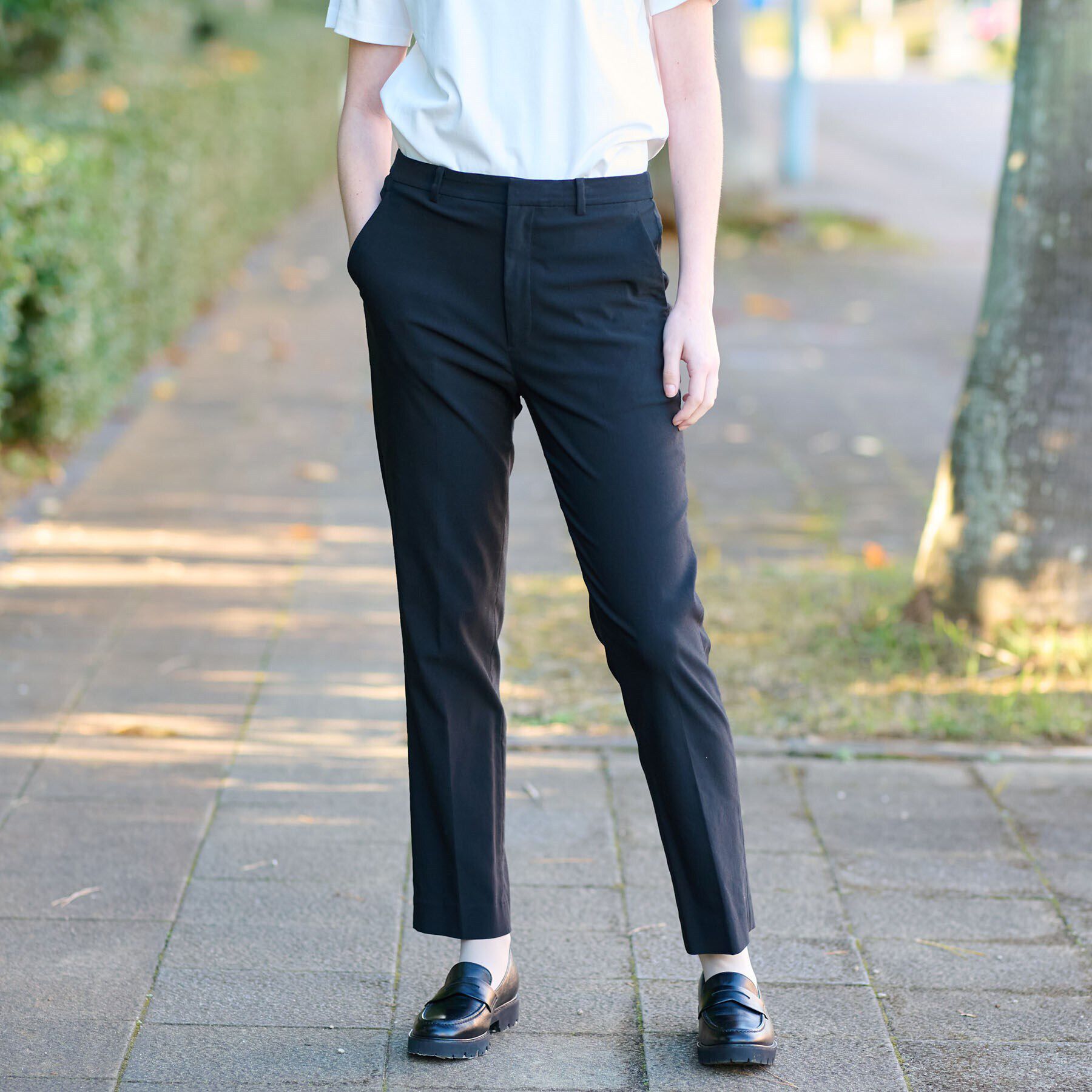 DRESSTERIOR「【洗える/接触冷感/通勤】ウォッシャブルストレッチテーパードパンツ」|その他|