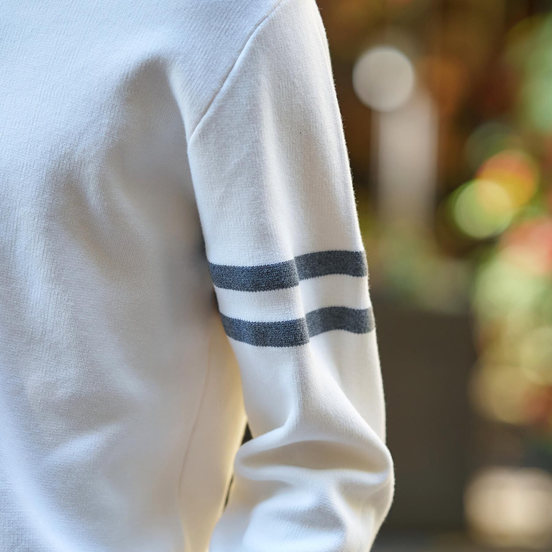 DRESSTERIOR「コットンスムース アームラインクルーネック」|ニット・セーター|