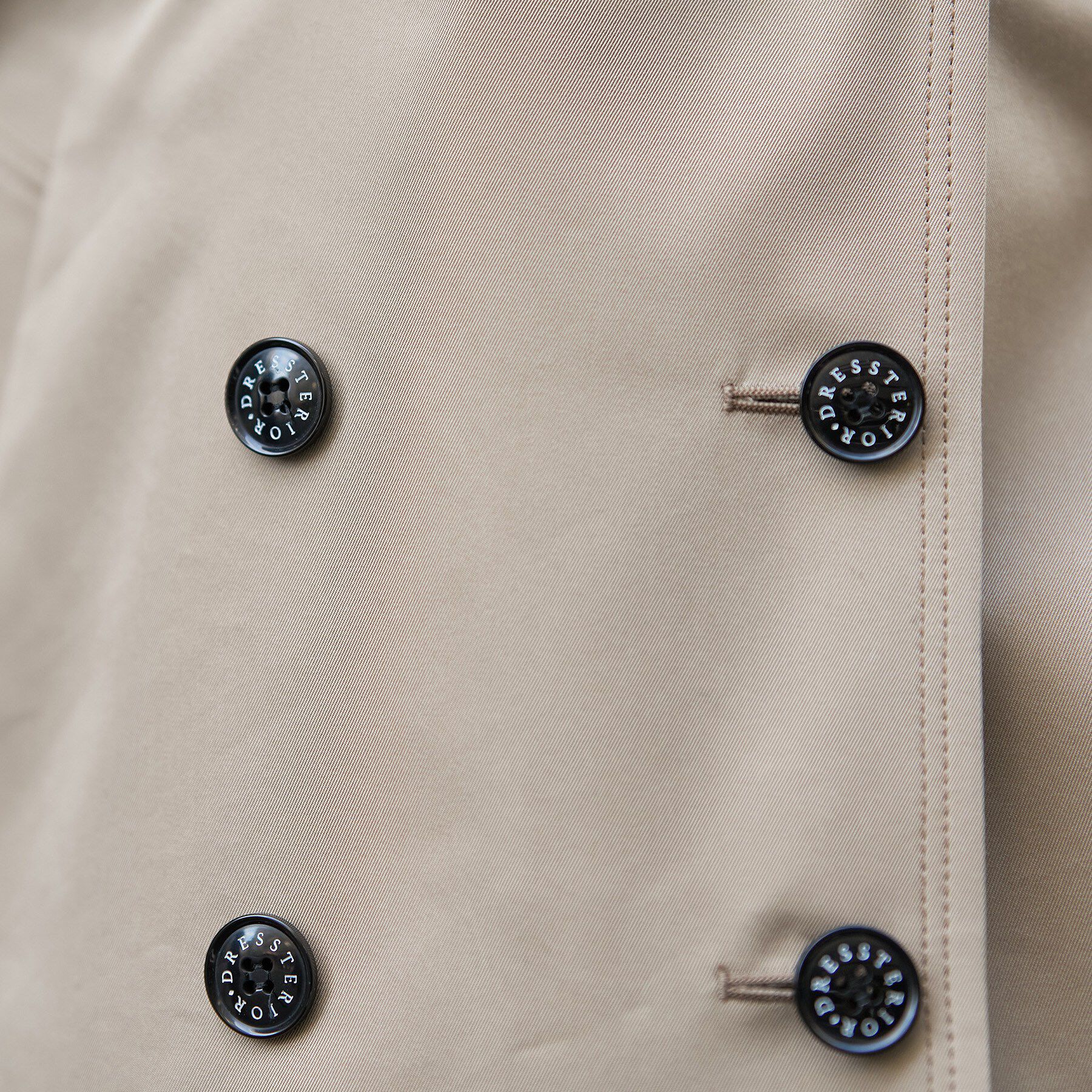 DRESSTERIOR「【撥水素材】Aラインショートトレンチコート」|トレンチコート|