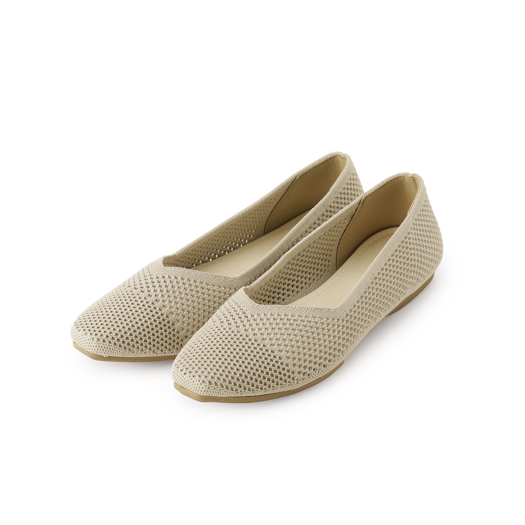 grove「【人間工学】洗えるニットパンプス」|その他|グレージュ(650)