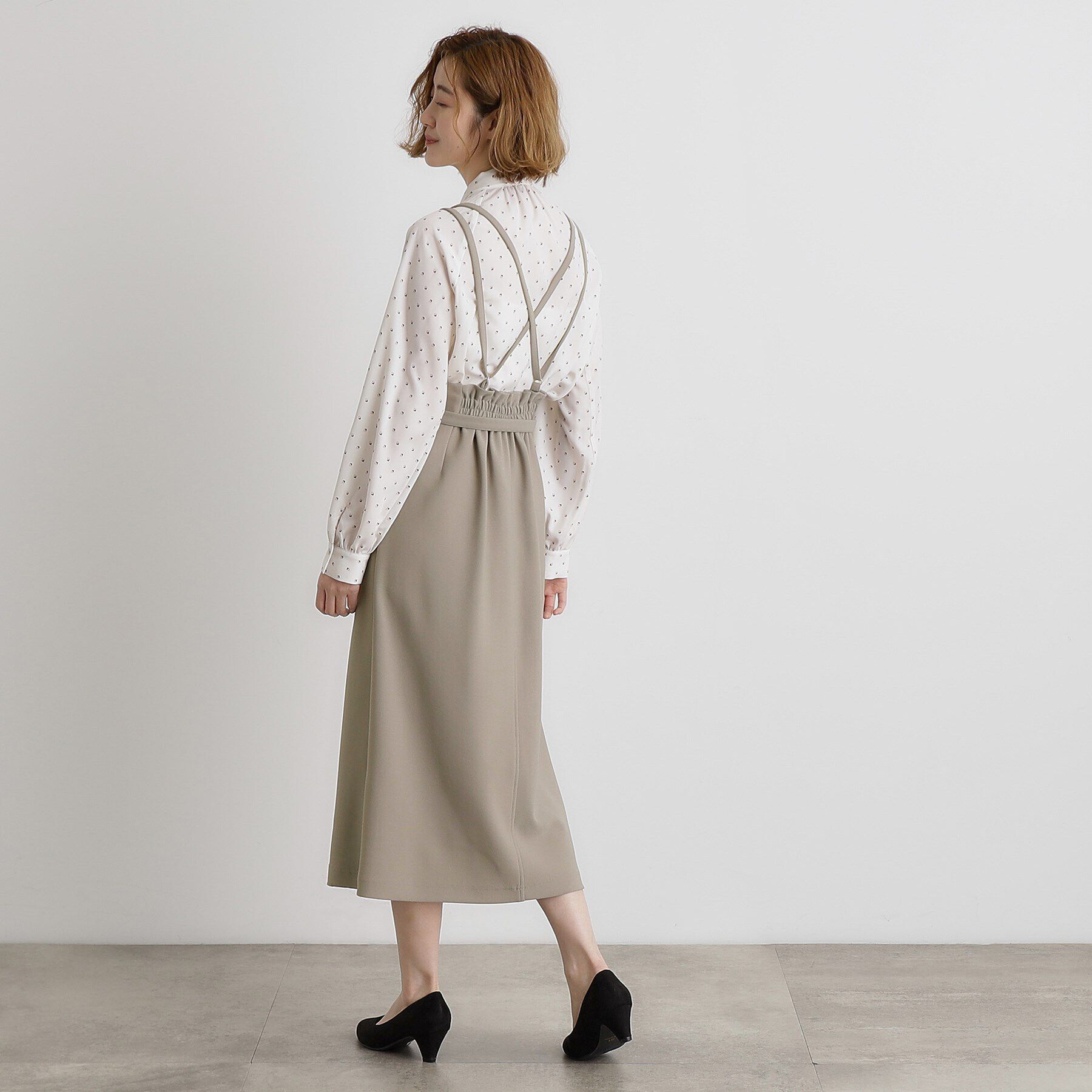 grove「取り外しストラップ付ナロースカート」|スカート|