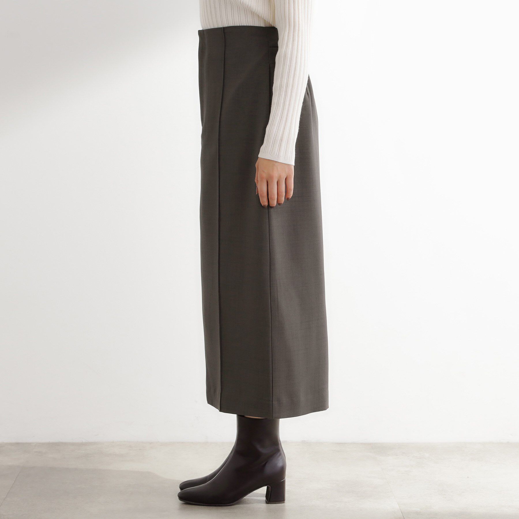 grove「【カセット服】洗えるストレートシルエットスカート」|スカート|