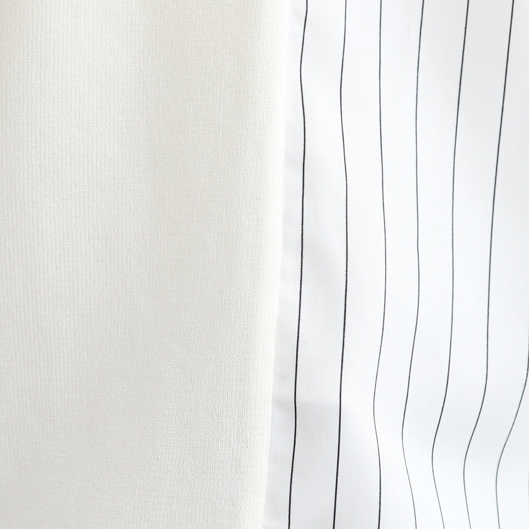 INDIVI「【洗える／バックシャン】ストライプ柄コンビニット」|ニット・セーター|