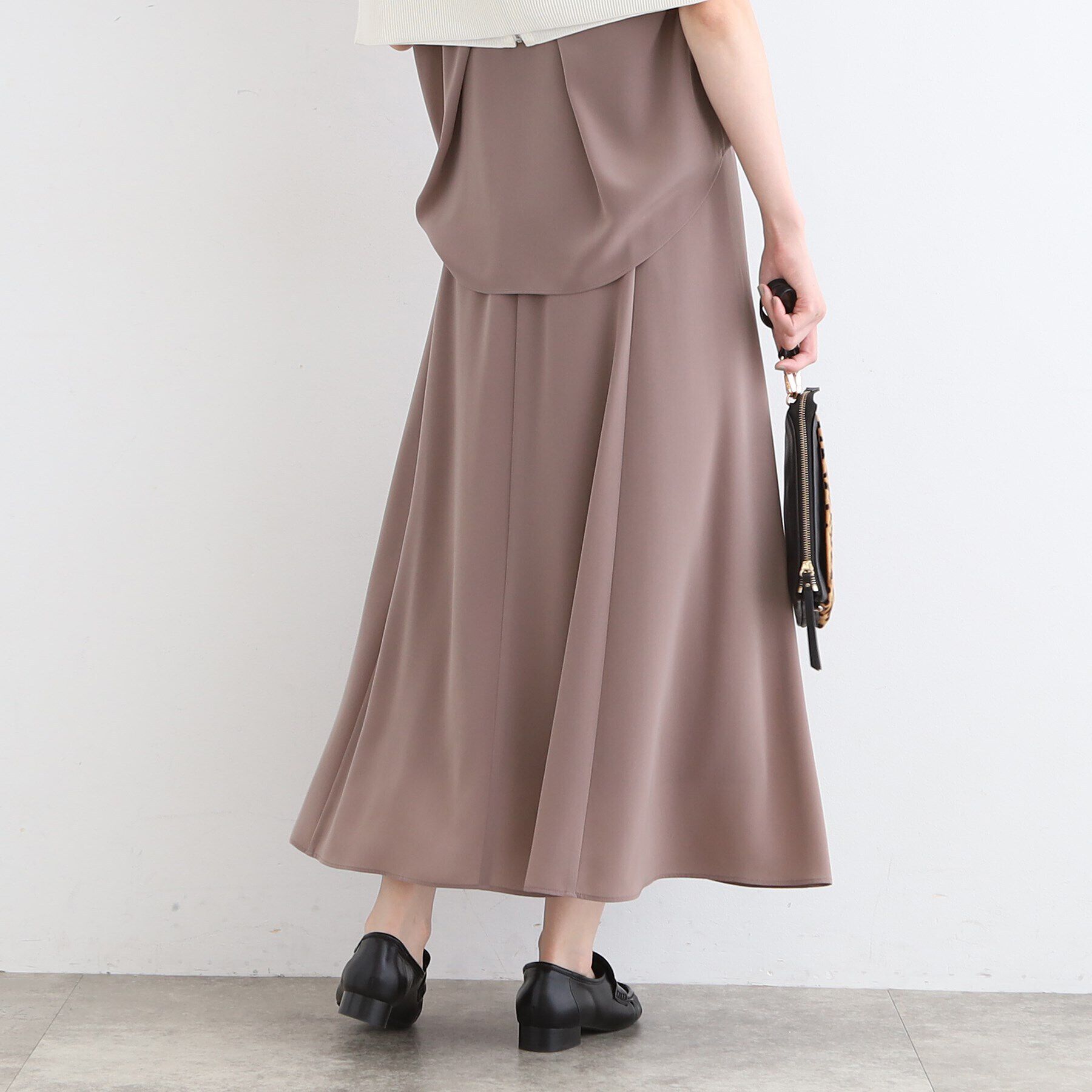 INDIVI「【洗える／SETUP可能】ニュアンスイージースカート」|スカート|