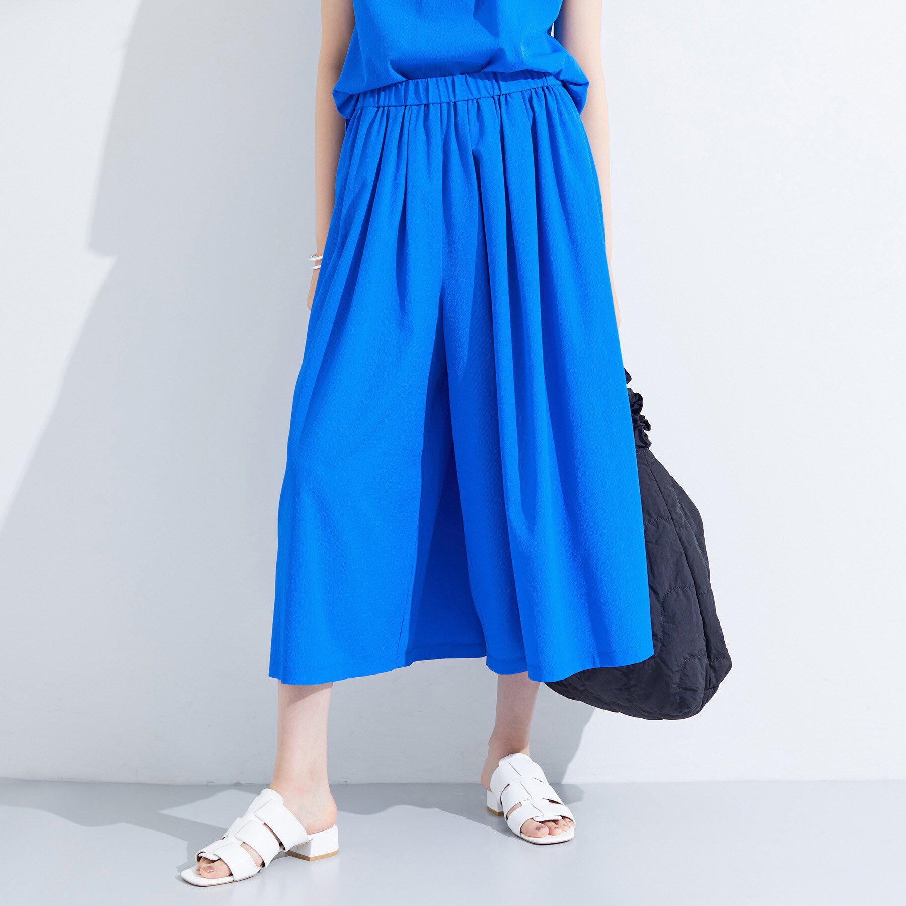 INDIVI「【クールエアー素材／UVケア／セットアップ可能】エアリーフレアパンツ」|その他|