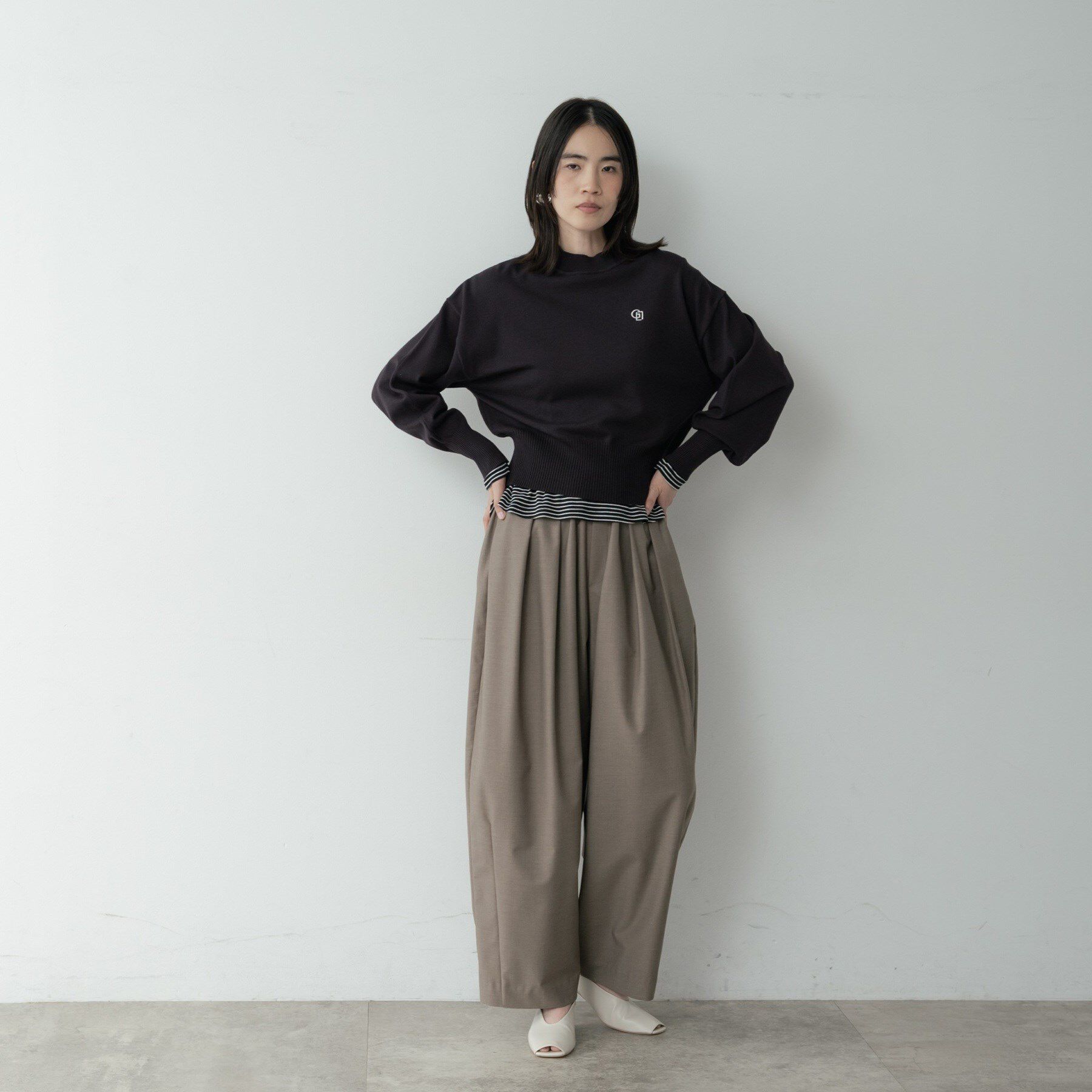 GALLEST「Timeless｜フォルムロゴニット」|ニット・セーター|