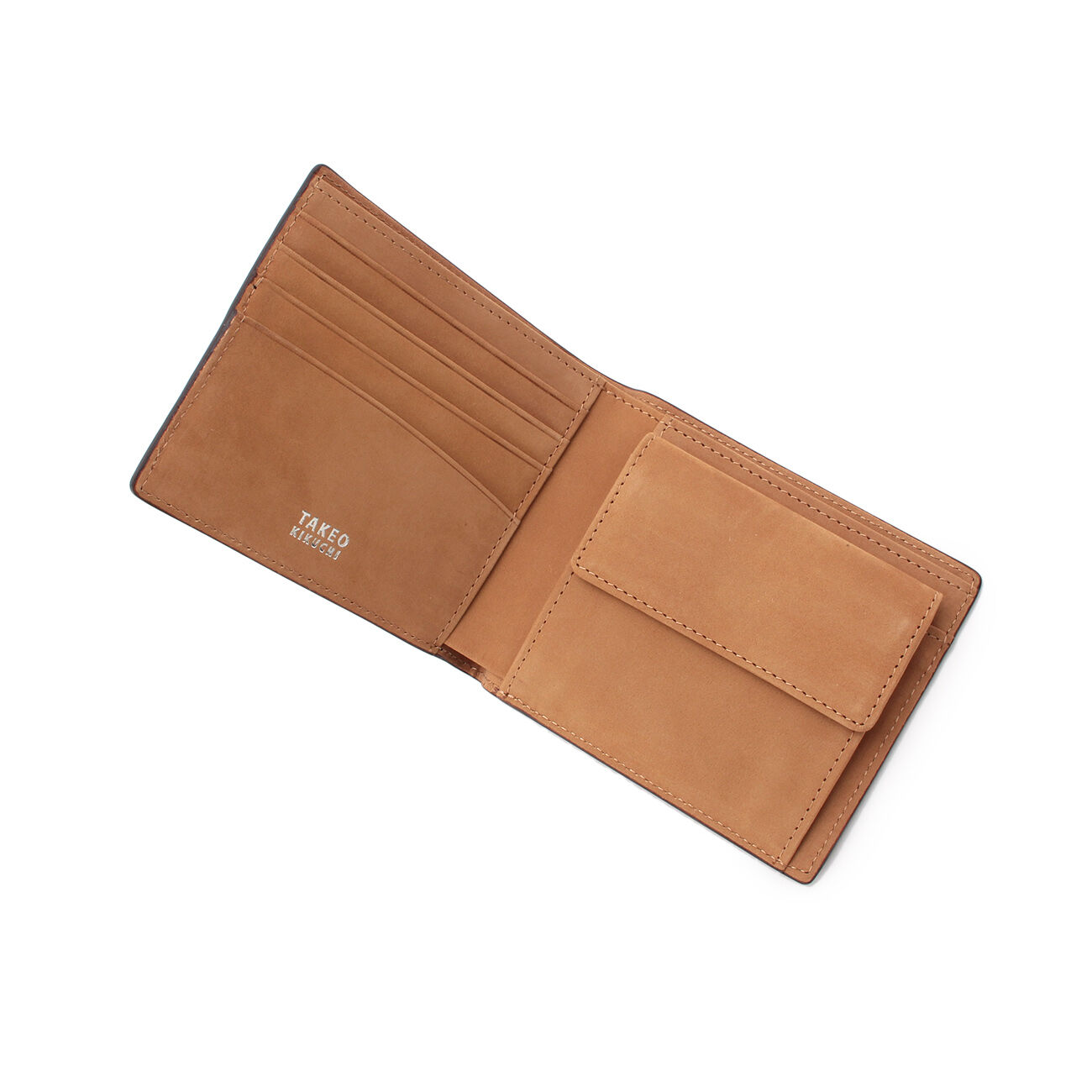 TAKEO KIKUCHI「【ソフト＆ナチュラル】ミニメッシュ レザー 2つ折り財布」|財布|