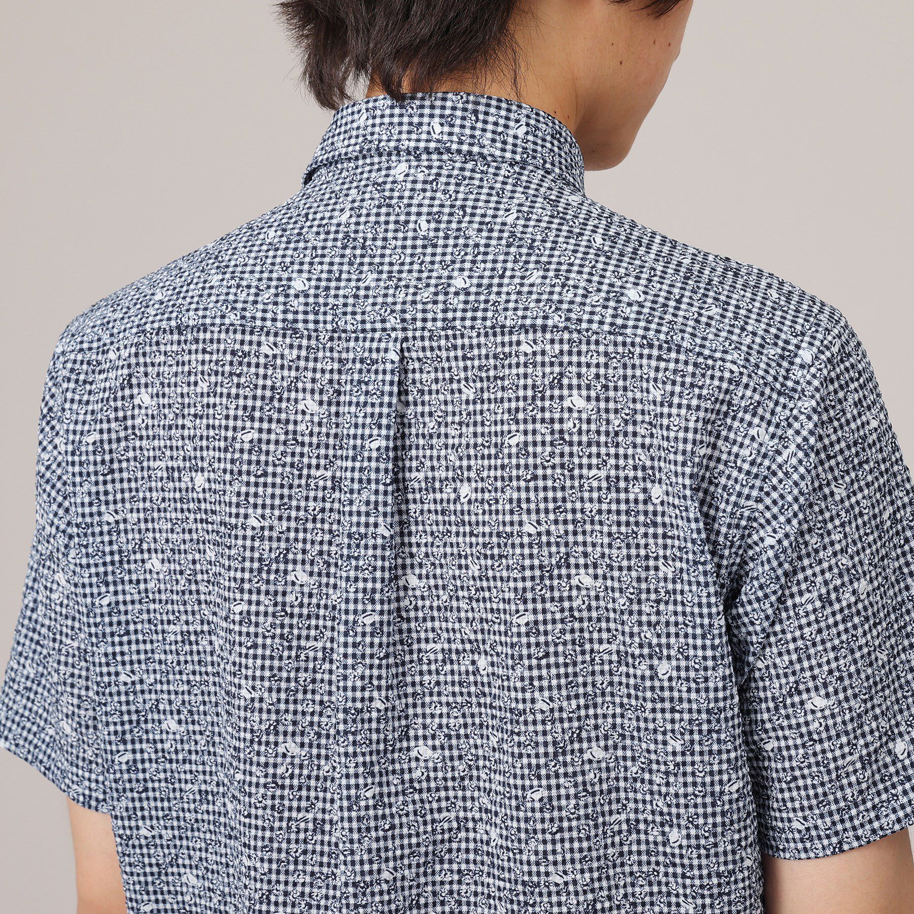 TAKEO KIKUCHI「【無地・チェック・ボタニカル柄】リップル シャツ」|シャツ・ブラウス|