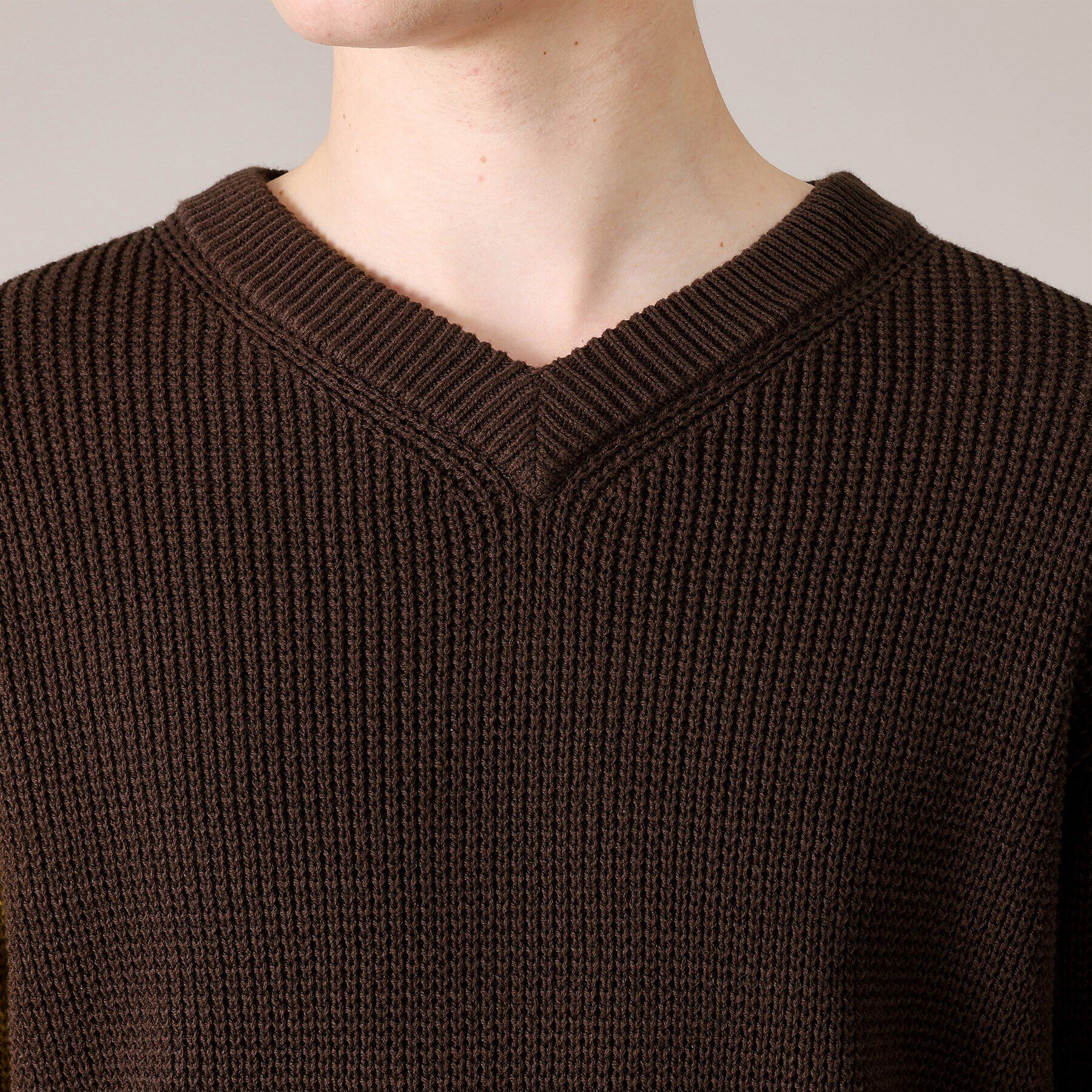 TAKEO KIKUCHI「ウィンターコットン混 プルオーバー ニット」|ニット・セーター|