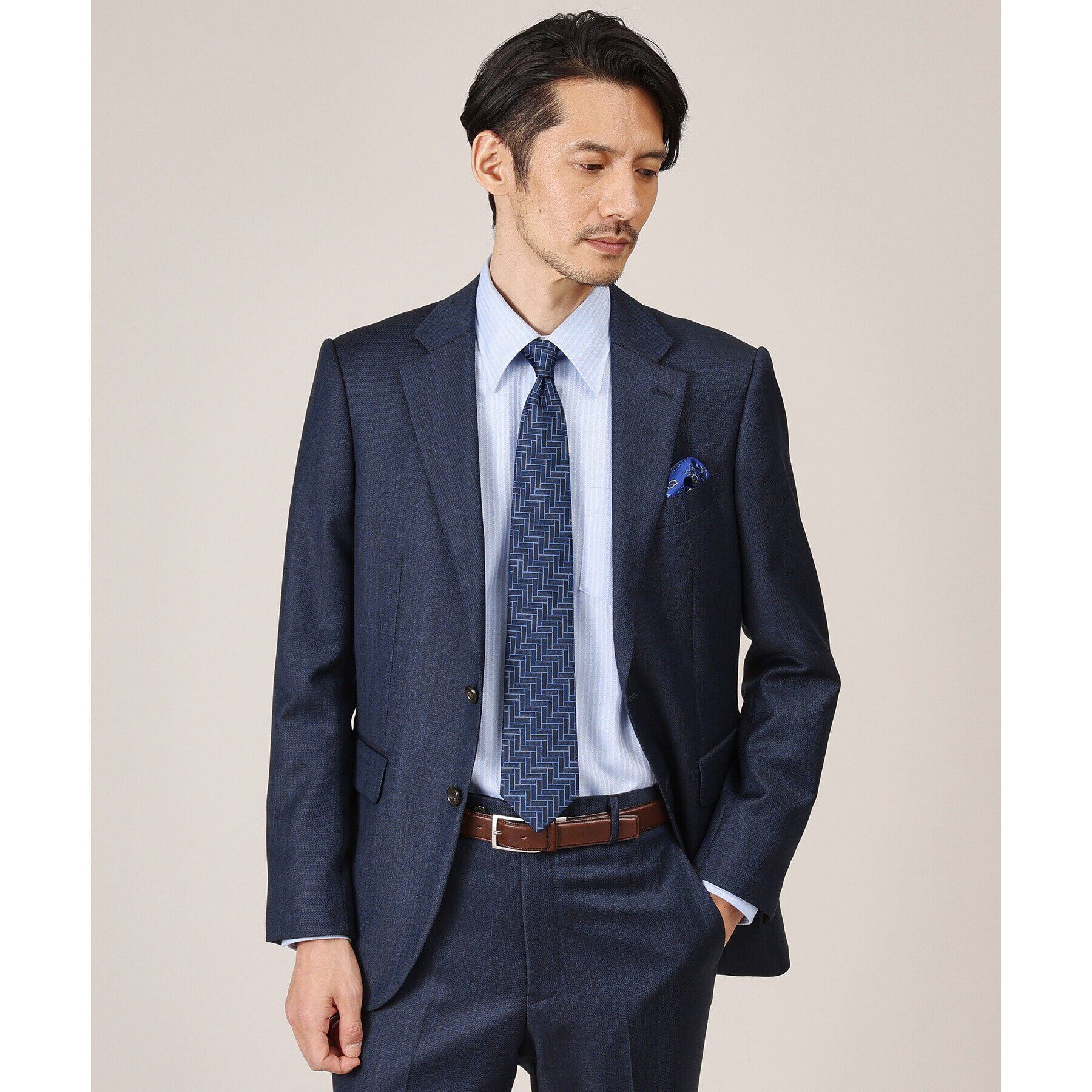 TAKEO KIKUCHI「【THE FLAGSHIP】檜垣紋（ひがきもん）シルクネクタイ」|ネクタイ・蝶ネクタイ|