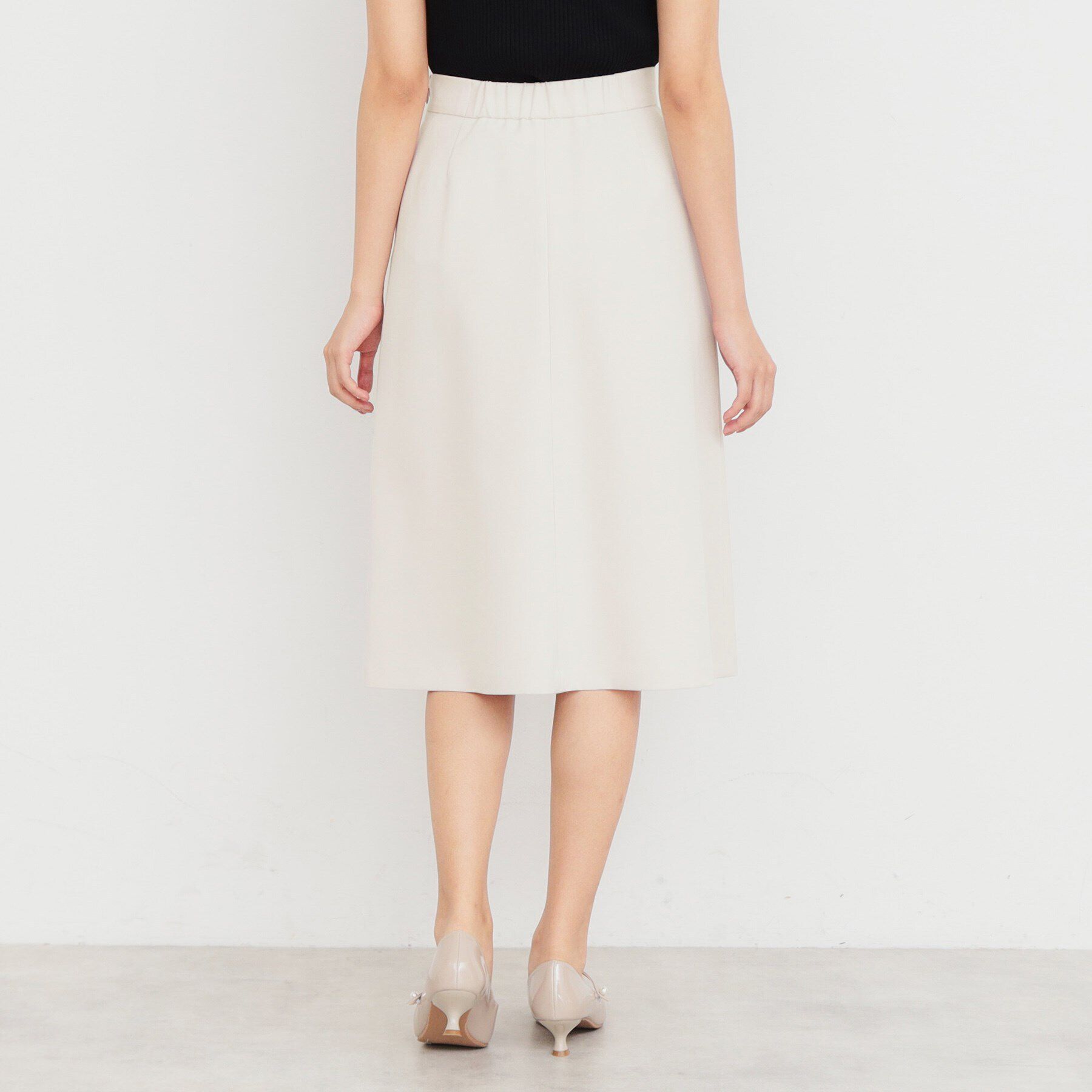 index「ストレッチタックフレアスカート/セットアップ対応 【洗濯機洗い可/防シワ/イージーアイロン】」|スカート|