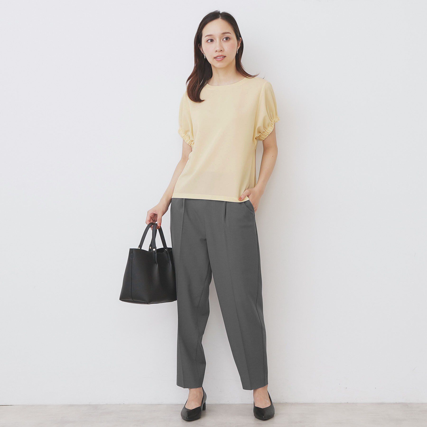 index「ドルマンショートトップス【洗濯機洗い可】」|Tシャツ・カットソー|