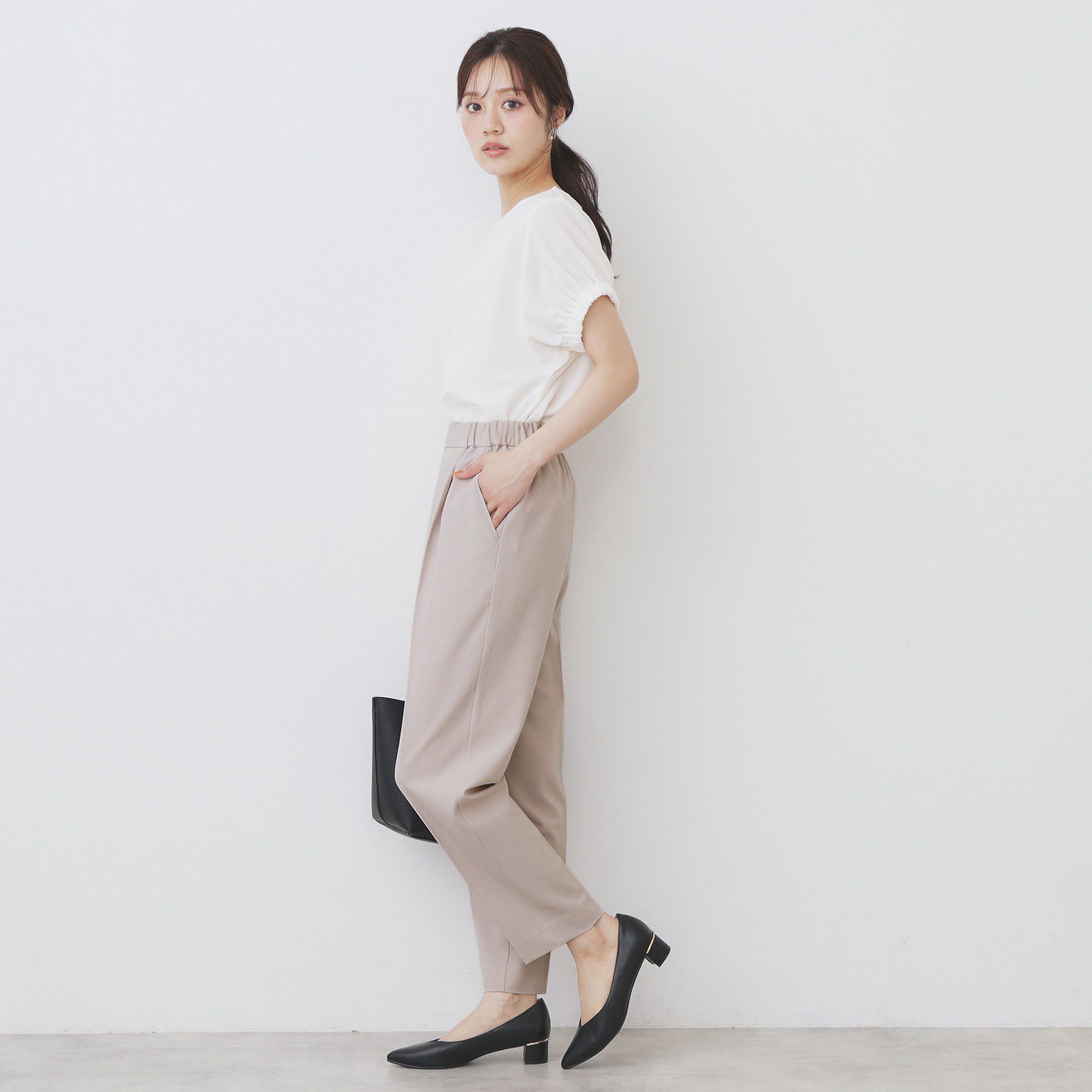 index「ドルマンショートトップス【洗濯機洗い可】」|Tシャツ・カットソー|