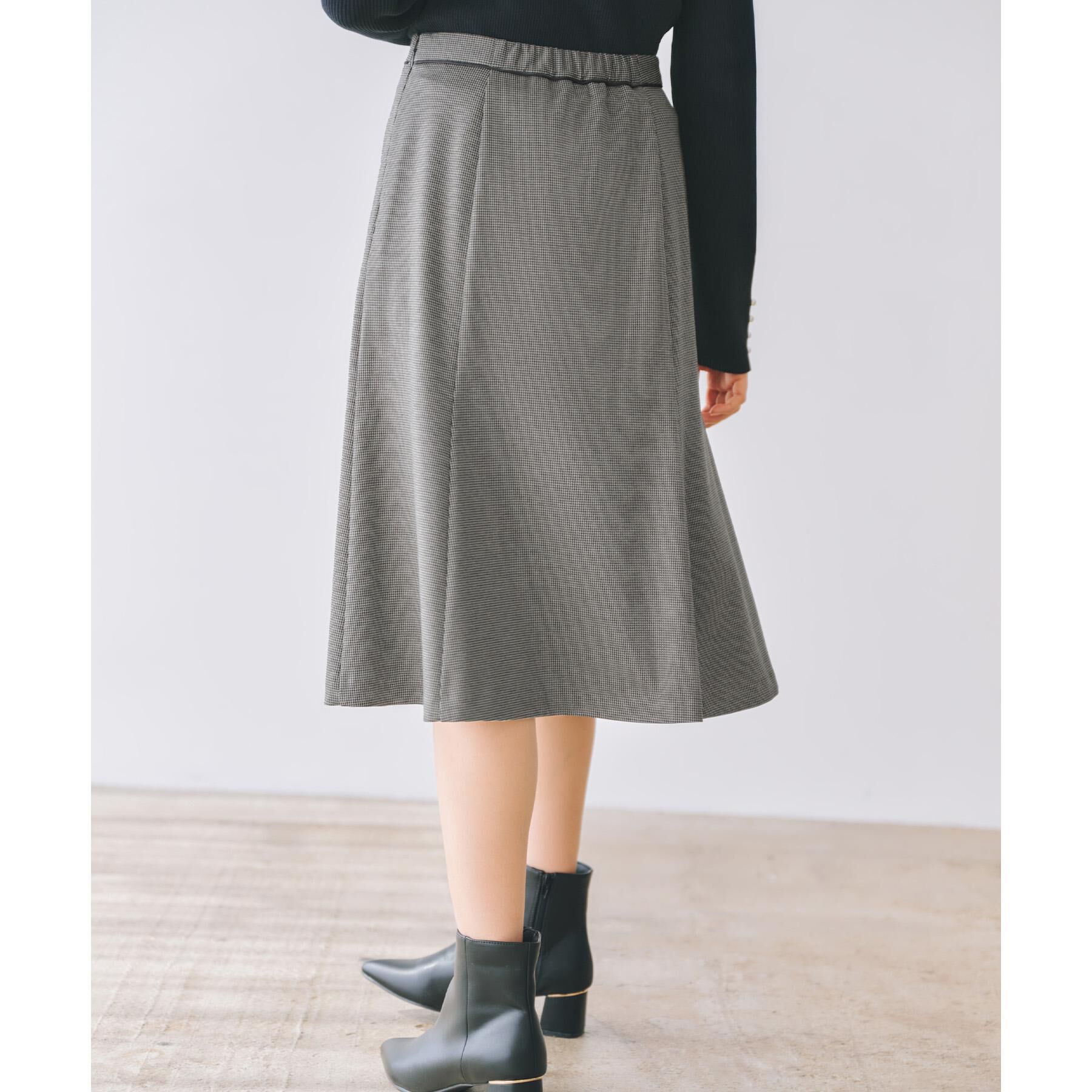 index「《S-3Lサイズ》ストレッチセミフレアスカート/セットアップ対応【洗える/イージーアイロン】」|スカート|