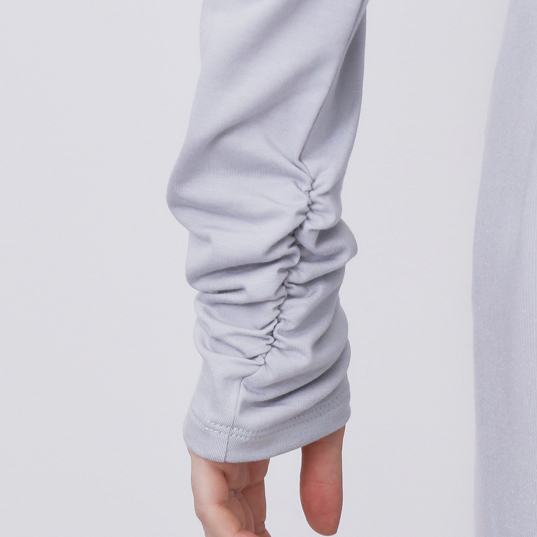 index「シャーリングデザイントップス【洗濯機OK/吸湿発熱】」|Tシャツ・カットソー|