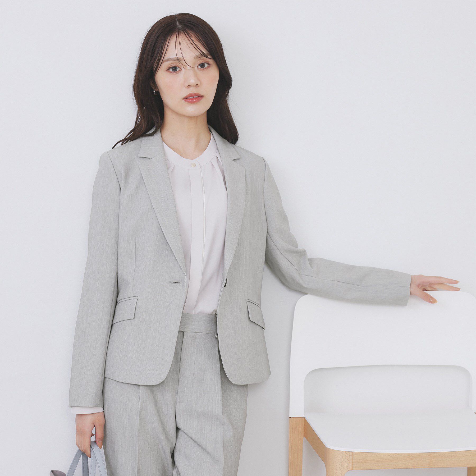 index「ストレッチテーラードジャケット/セットアップ対応【洗える/防シワ】」|テーラードジャケット|