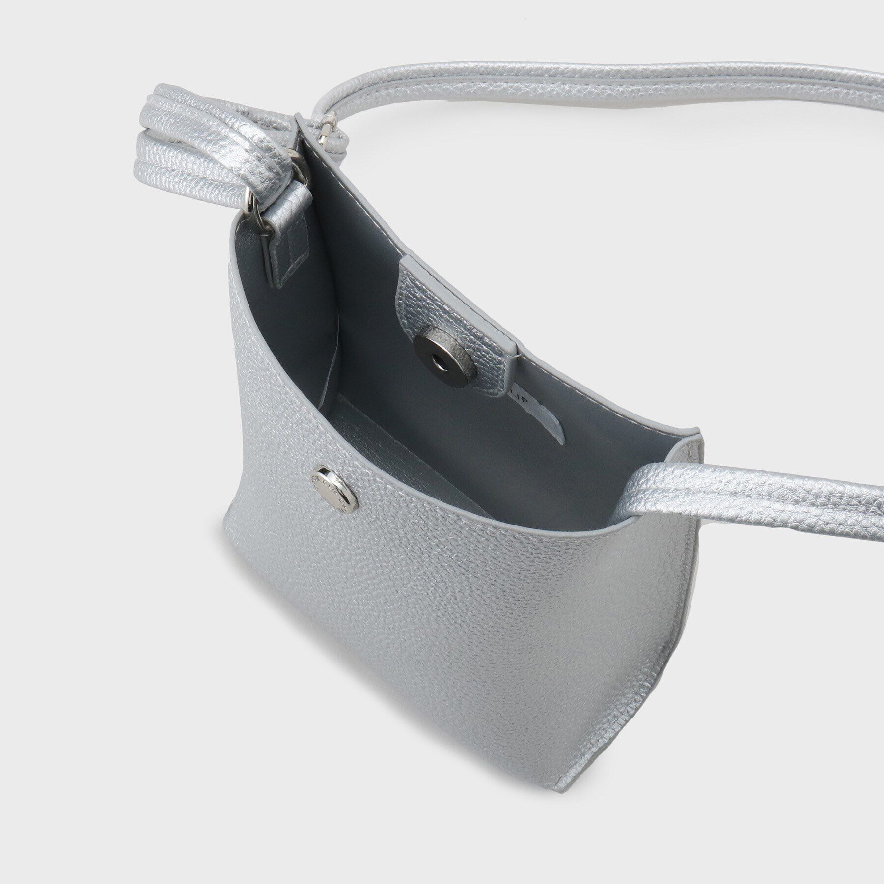 OPAQUE.CLIP「【軽量／長さ調整可能】シュリンク合皮ミニショルダーバッグ」|ショルダー・メッセンジャー|