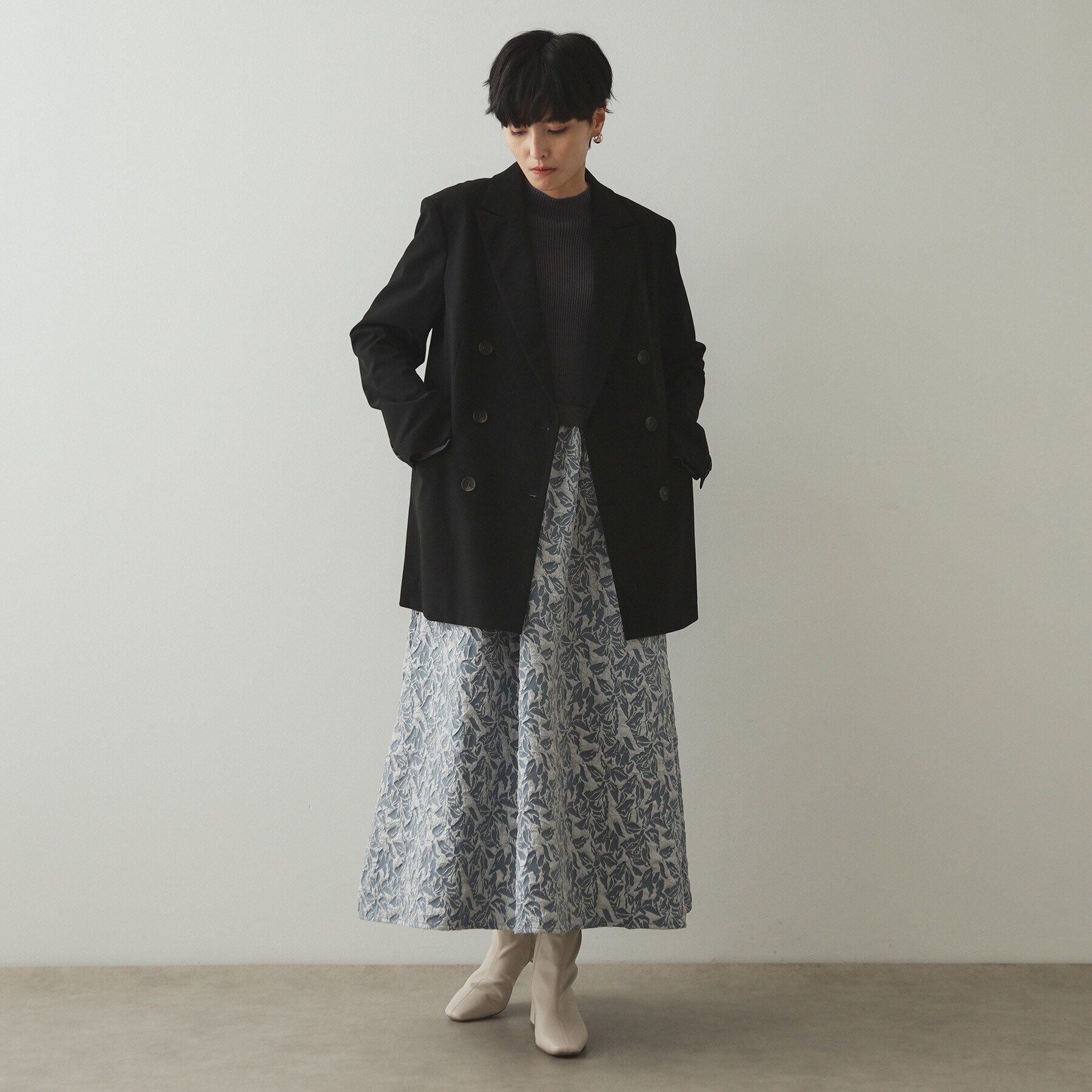 OPAQUE.CLIP「ダブルテーラードジャケット【洗える】」|テーラードジャケット|