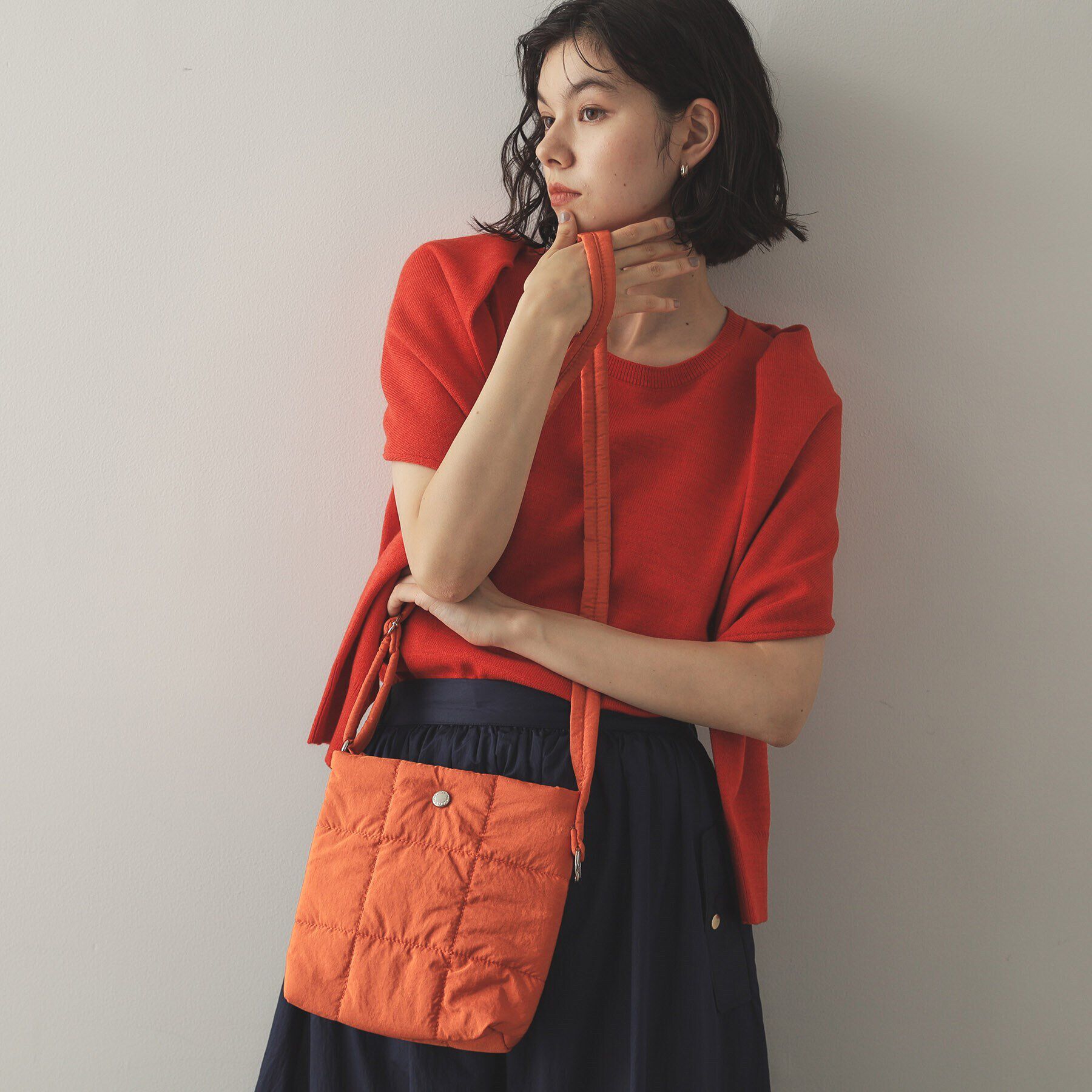 OPAQUE.CLIP「【10色展開／軽量／長さ調整可能】マチ付きクリアポケットミニショルダーバッグ」|ショルダー・メッセンジャー|