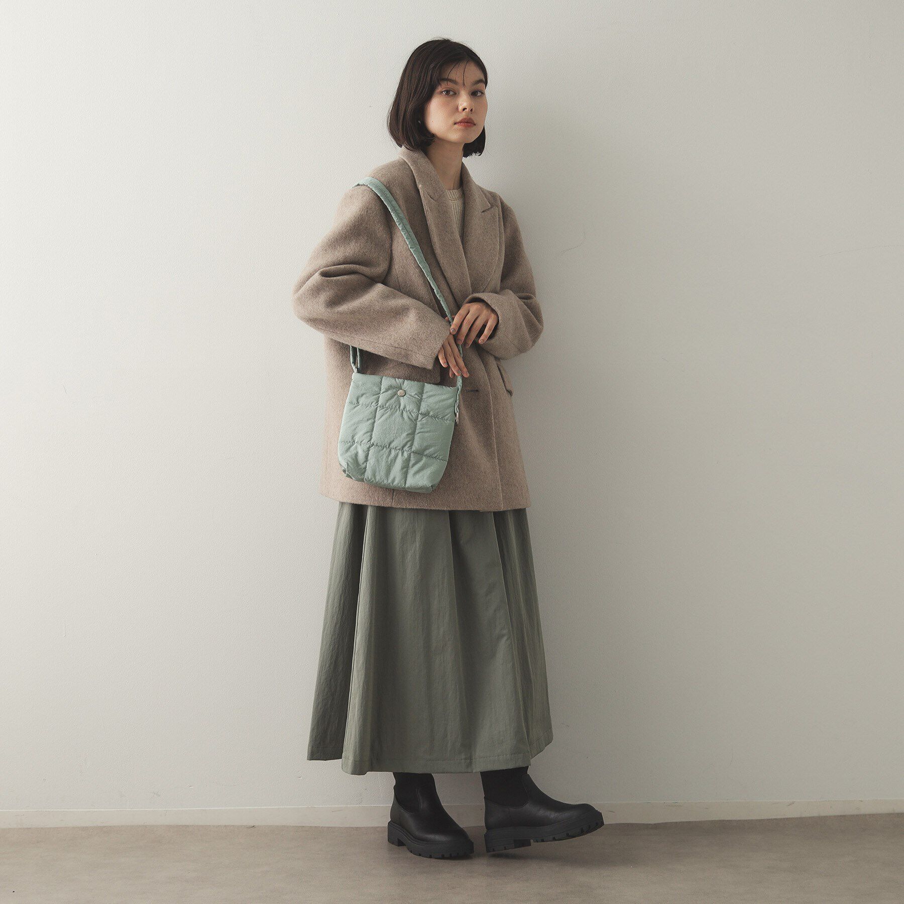 OPAQUE.CLIP「【10色展開／軽量／長さ調整可能】マチ付きクリアポケットミニショルダーバッグ」|ショルダー・メッセンジャー|