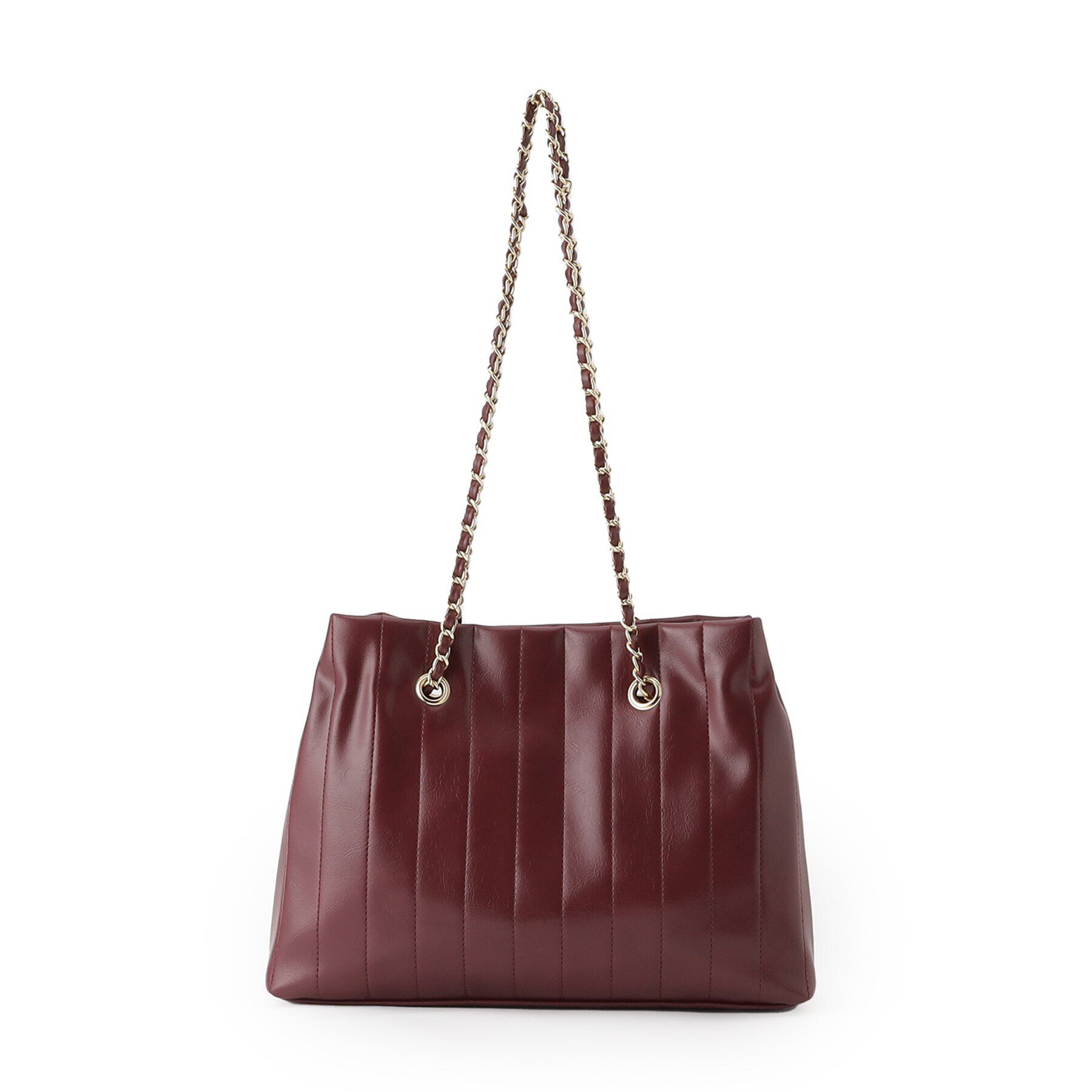 OPAQUE.CLIP「ストライプキルトチェーンショルダーバッグ」|ショルダー・メッセンジャー|