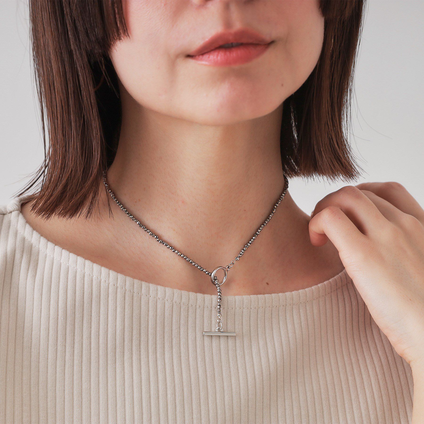 OPAQUE.CLIP「ビーズネックレス」|ネックレス|