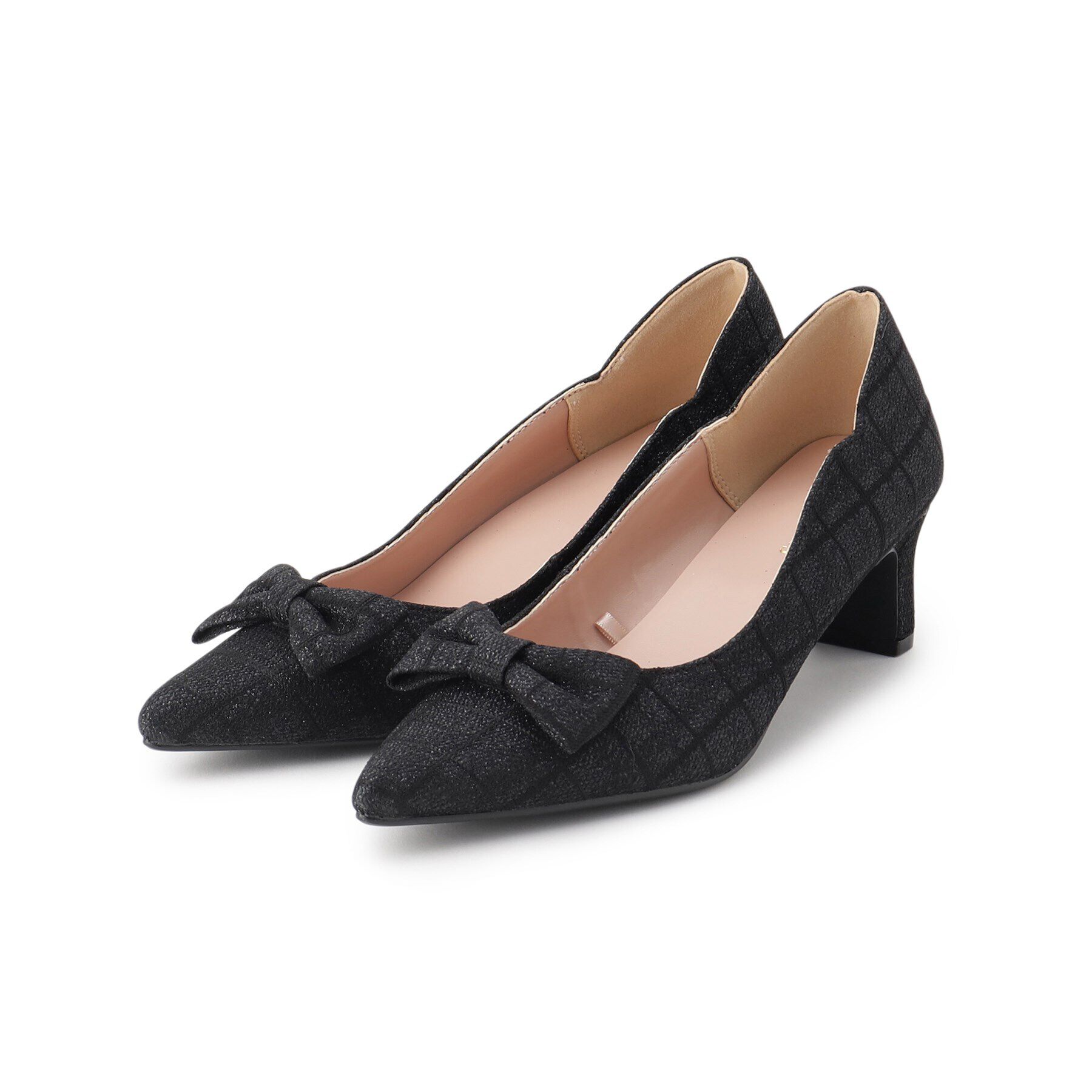 Couture broach「サイドカットリボンパンプス」|パンプス|