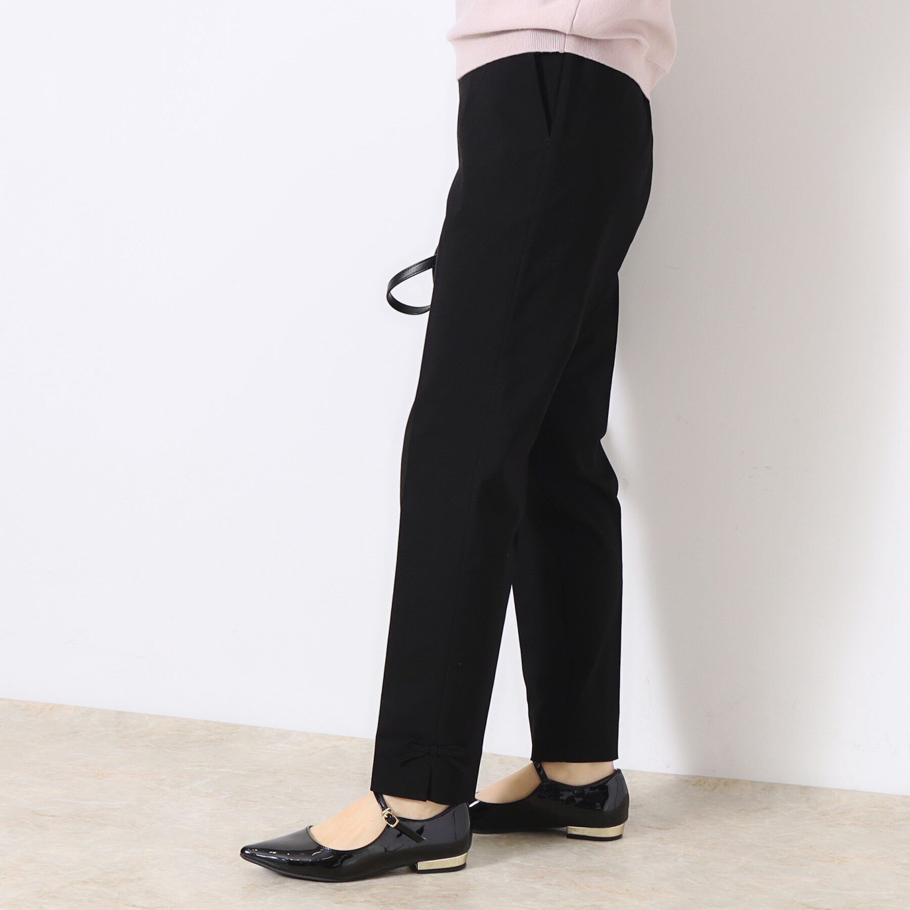 Couture broach「【ラクチンきれい見えパンツ】リボンハイパーストレッチパンツ」|その他|