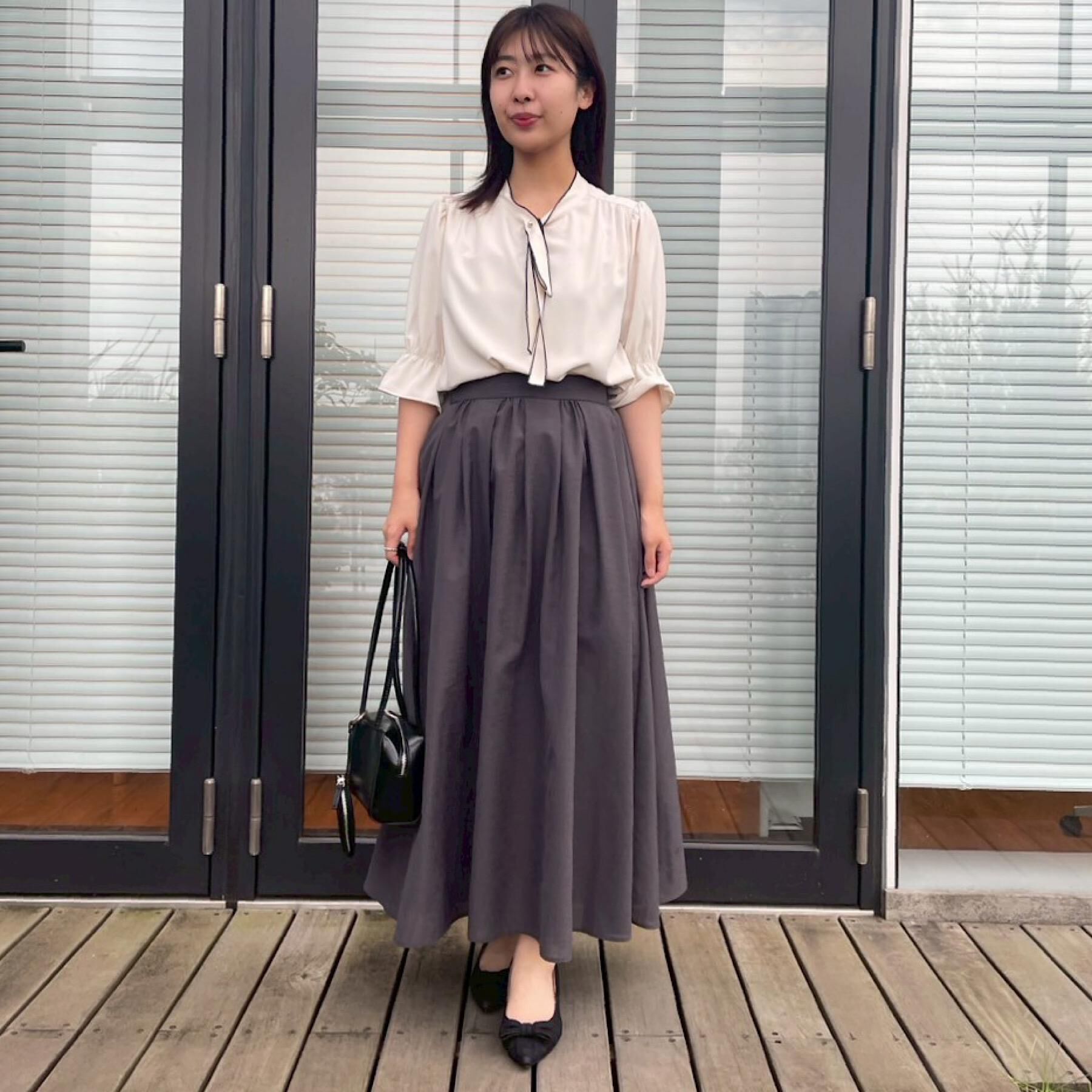 Couture broach「【きれいめ・シアー・通勤】パレットボイルロングスカート」|スカート|