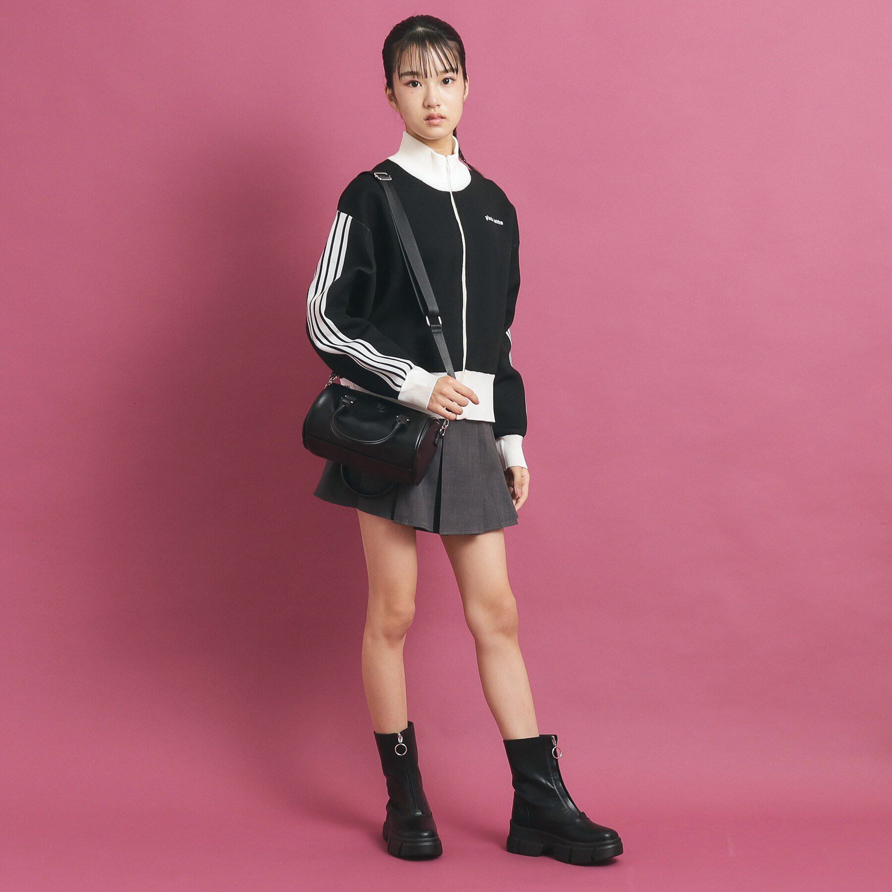 PINK-latte「ドラム型ショルダーバッグ」|ショルダー・メッセンジャー|